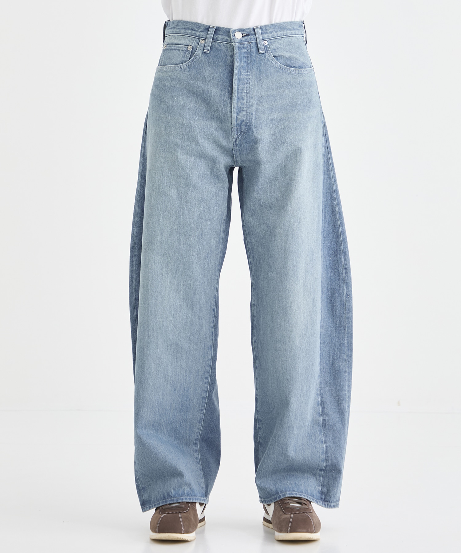 DEFORMATION WIDE DENIM JEANS ssstein