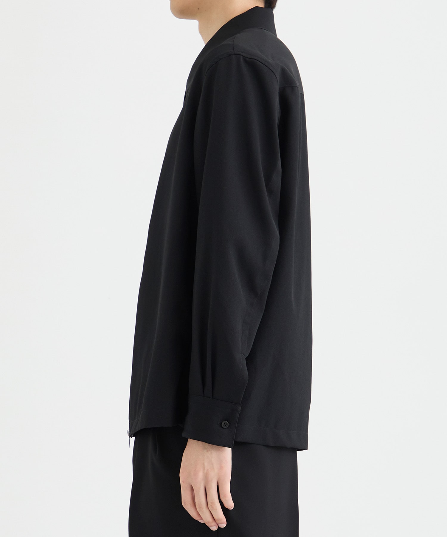 FRONT ZIP SHIRT BLOUSON YOKE