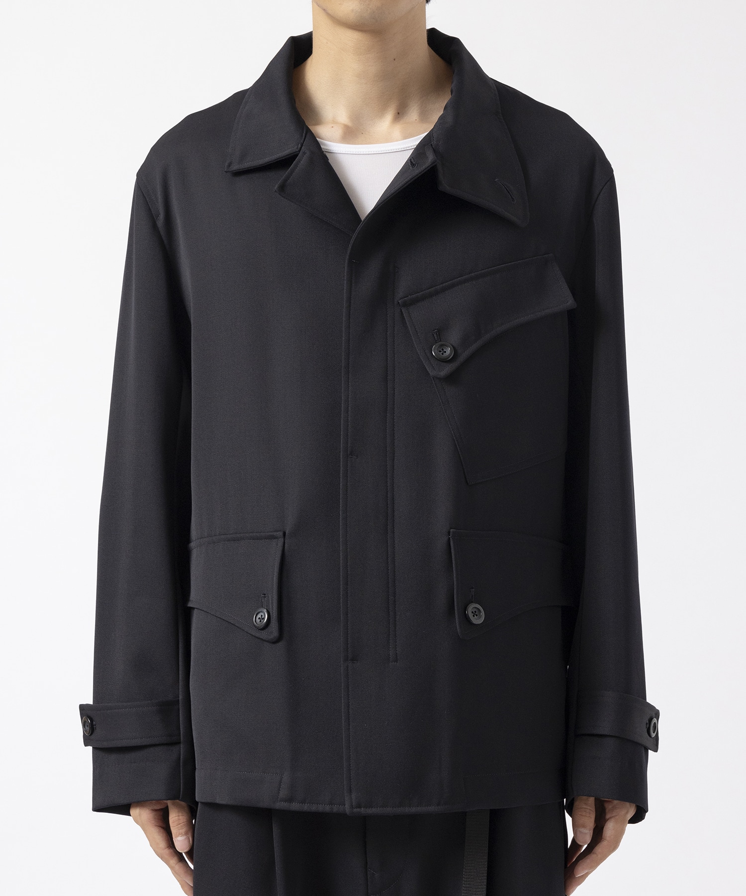 Curve Stand Collar Blouson UJOH HOMME