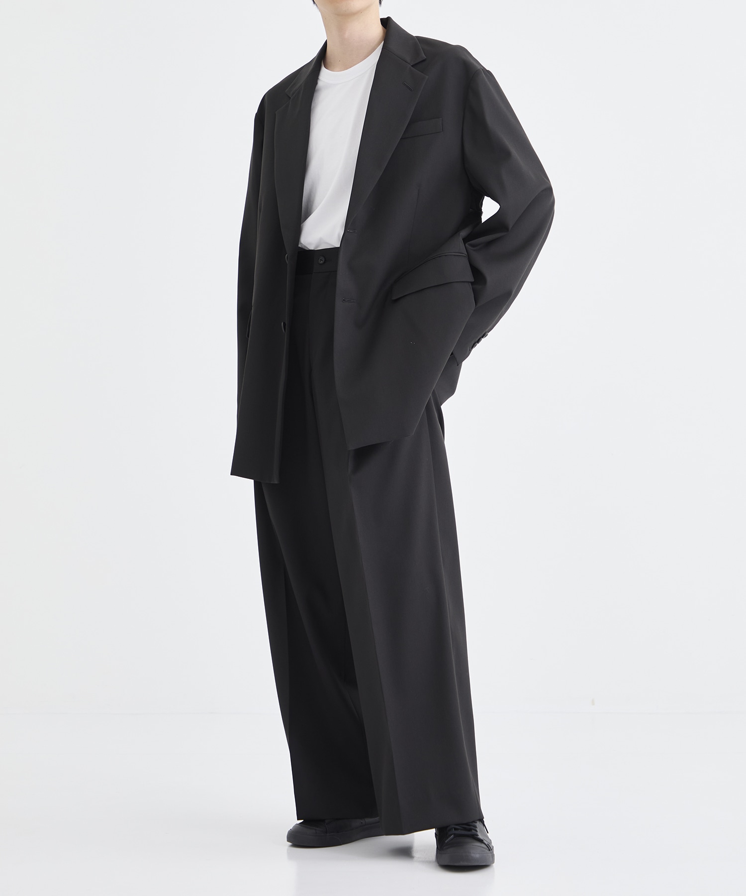 OVERSIZED SINGLE BREASTED LONG JACKET ssstein