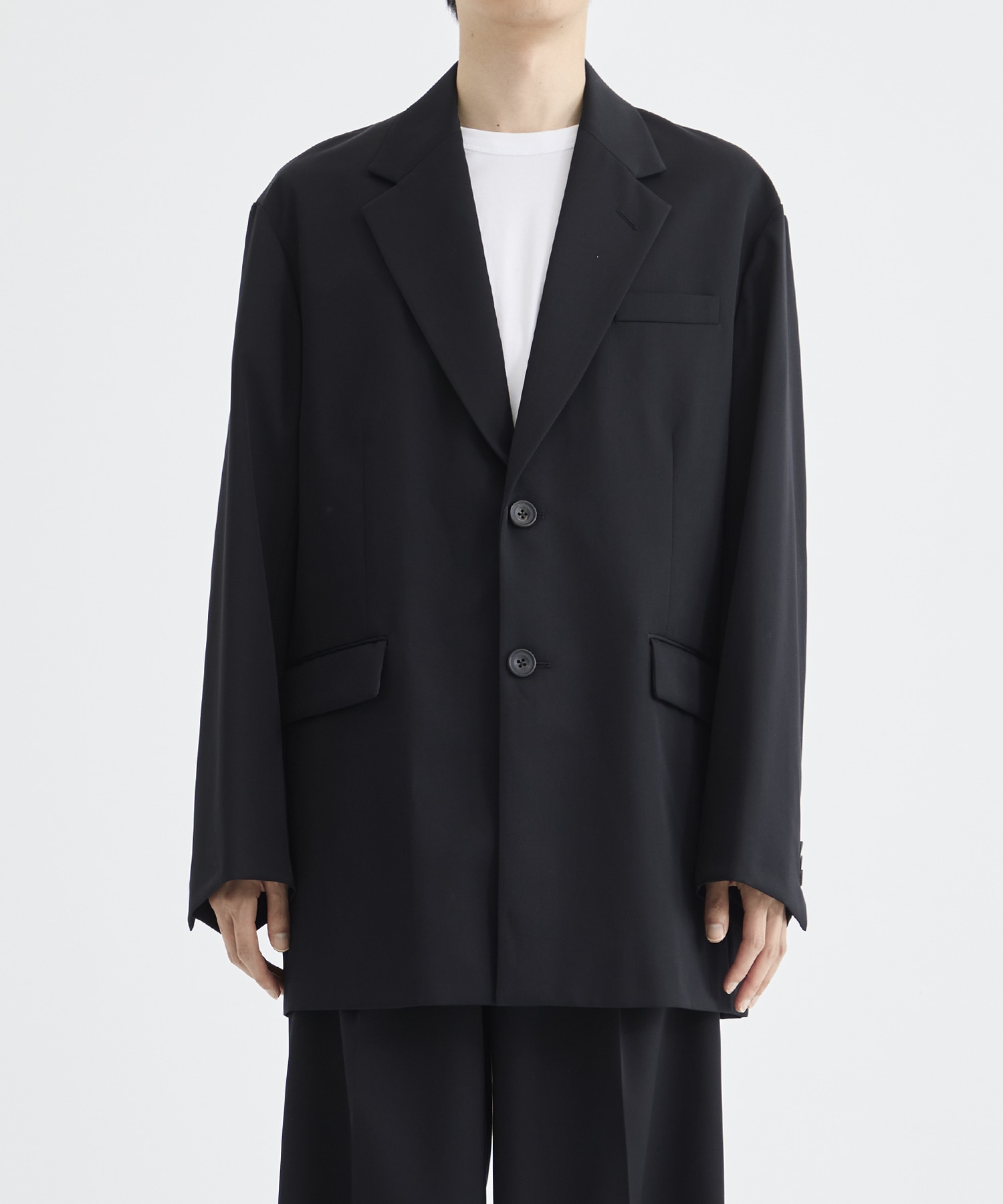 OVERSIZED SINGLE BREASTED LONG JACKET ssstein