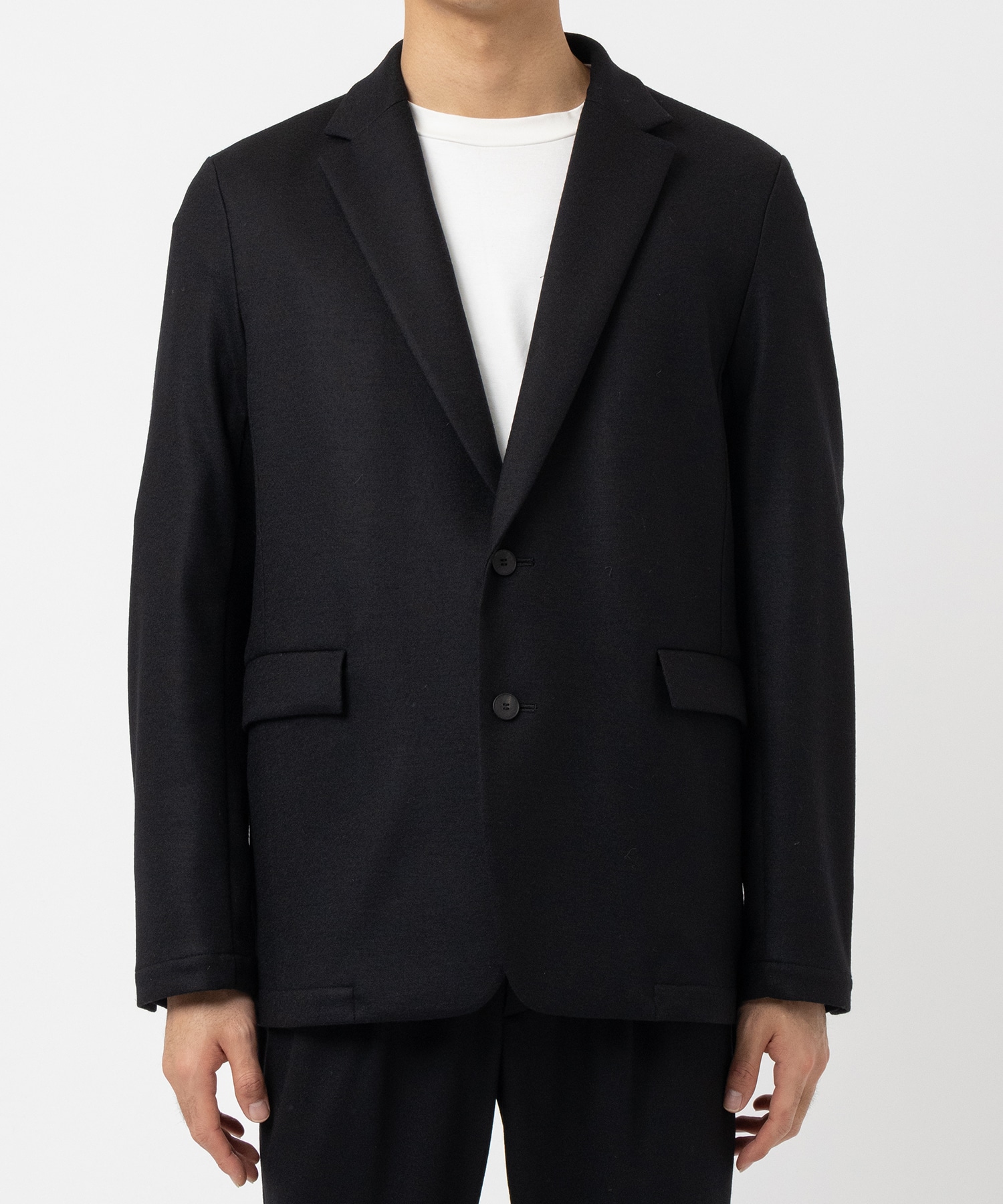 Washable Flannel Cashmere Touch Shape Jacket THE TOKYO