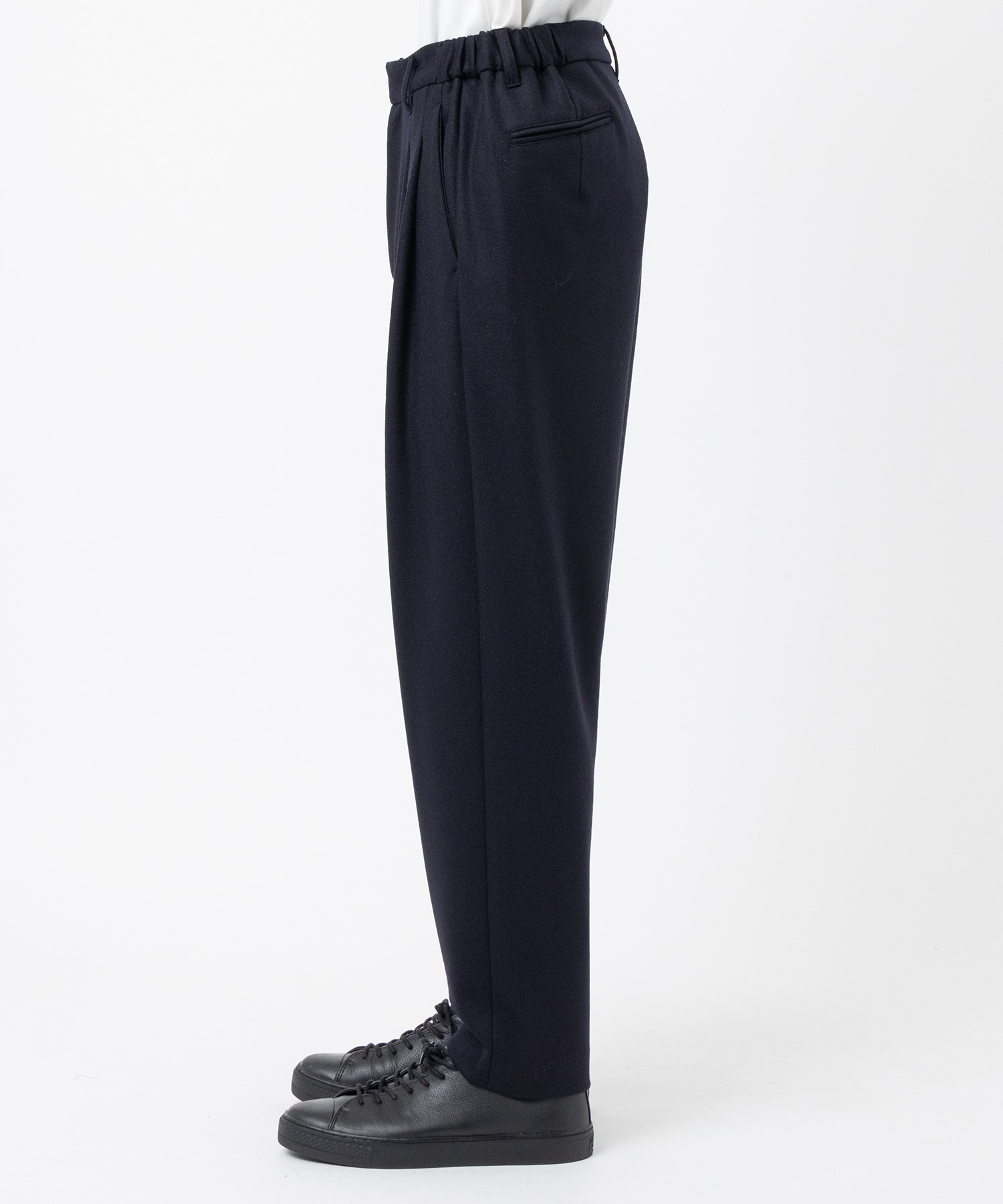 Washable Flannel Cashmere Touch Wide Tapered Pants THE TOKYO