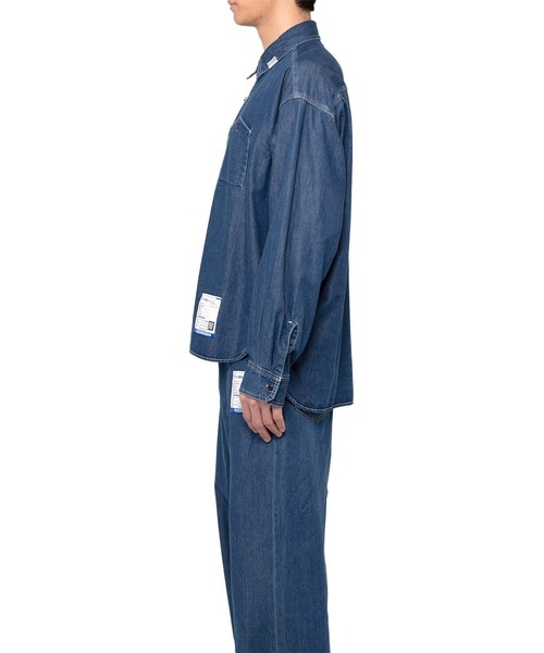 COTTON TENCEL DENIM WORK LS SHIRTS Maison MIHARA YASUHIRO