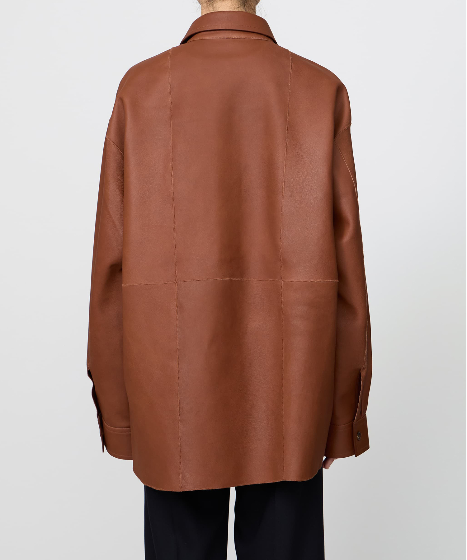 LEATHER SHIRT BLOUSON IRENISA