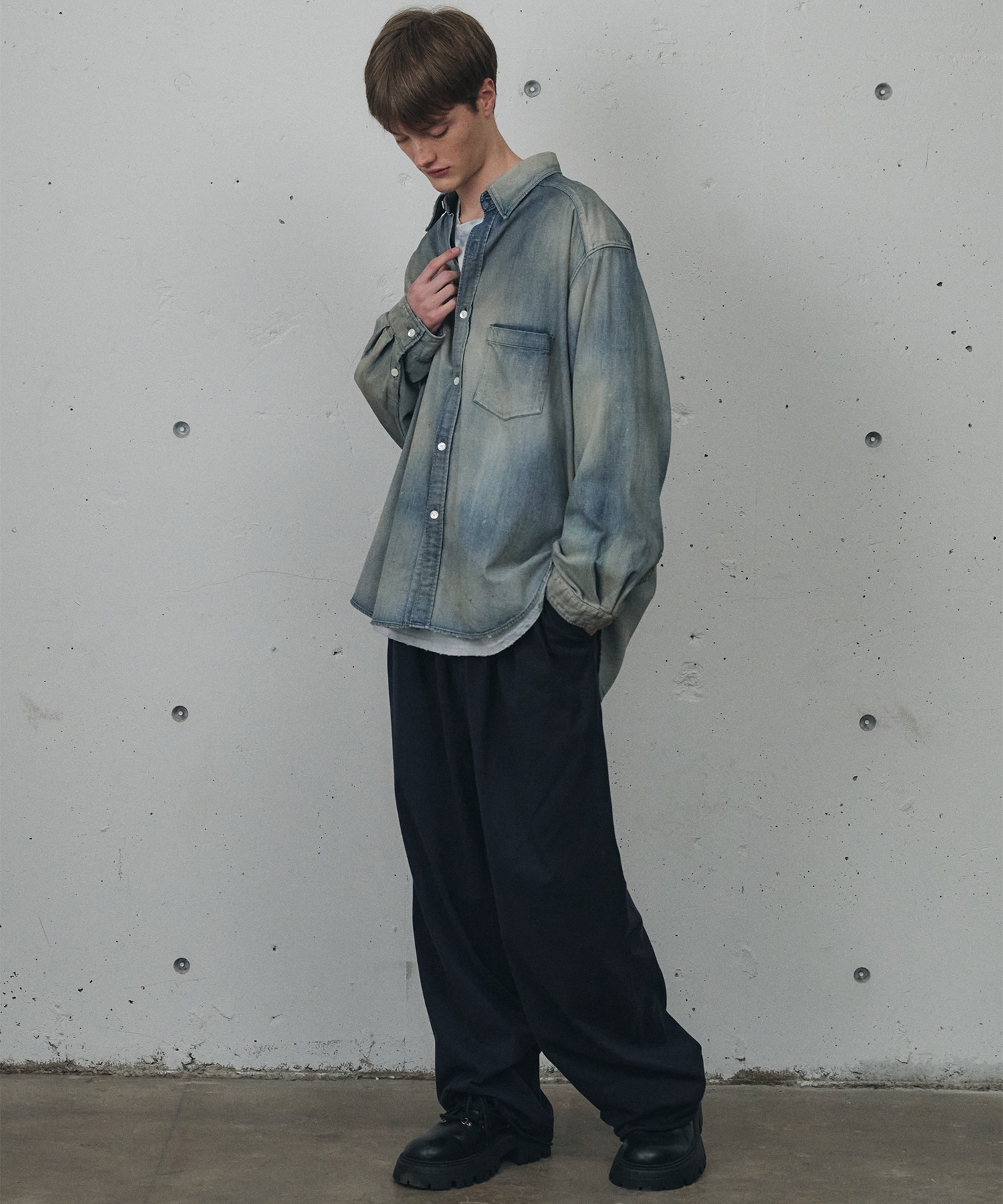 DENIM DRESS SHIRT ANCELLM