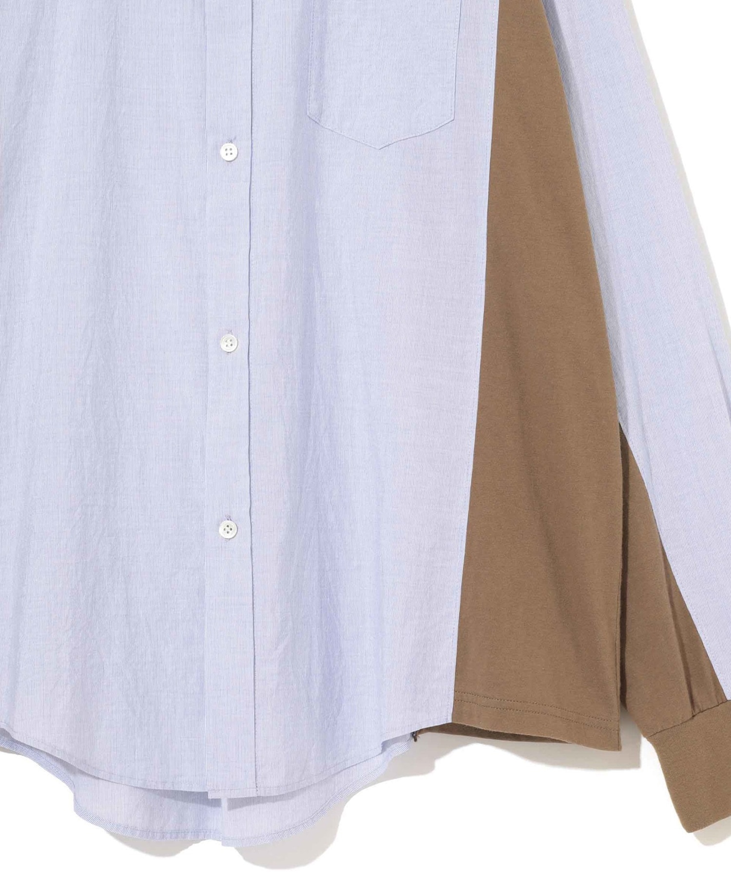 【アンダーカバー】UP1F4402 L/S Mix Shirts UNDERCOVER