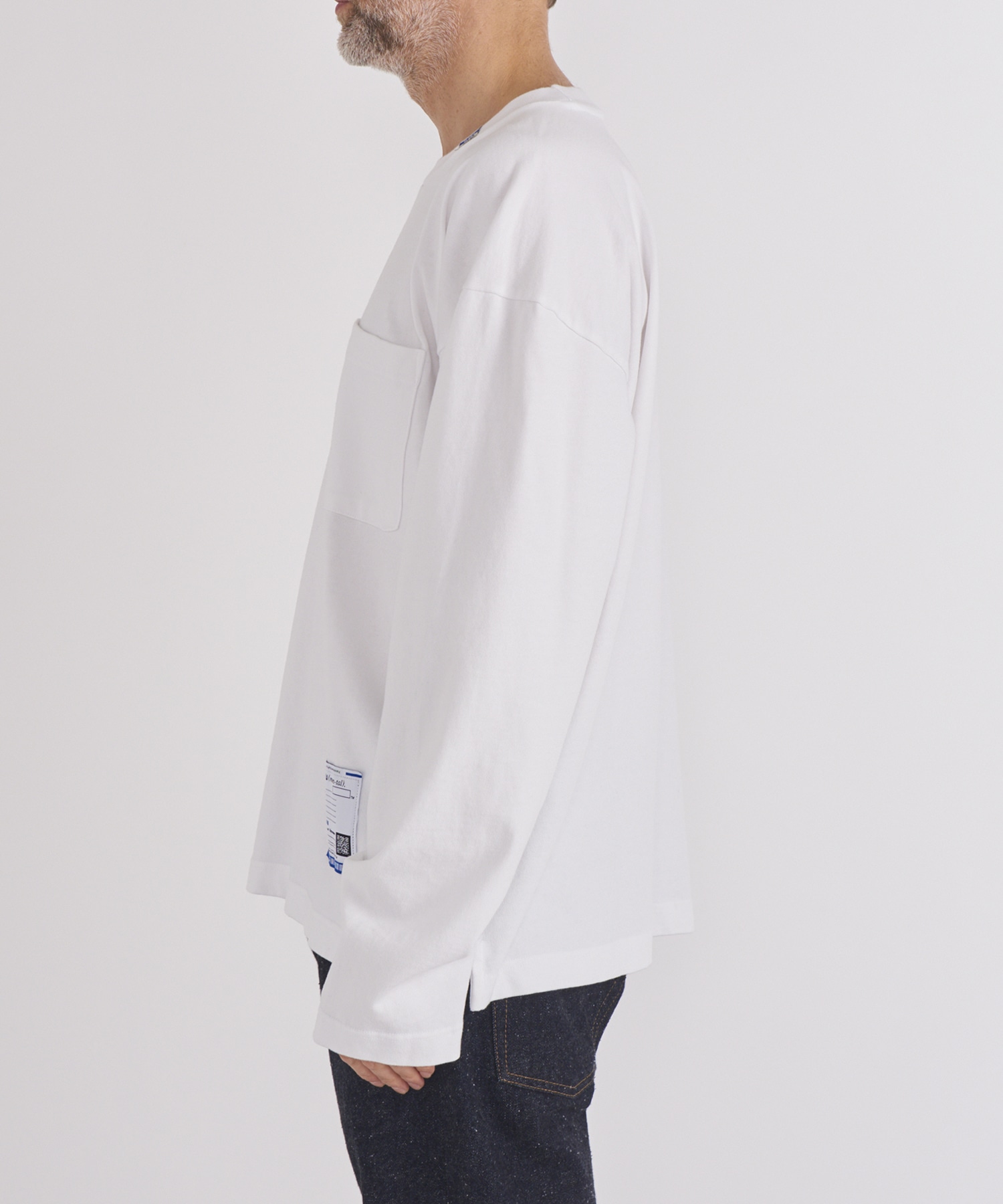 HEAVY WEIGHT JERSEY POCKET LS TEE Maison MIHARA YASUHIRO
