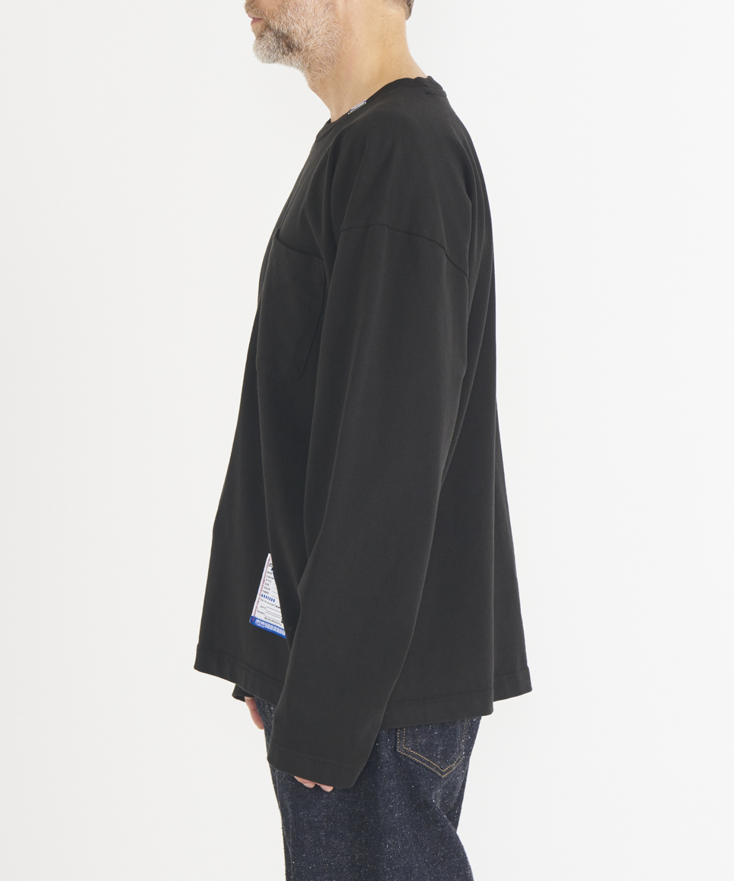 HEAVY WEIGHT JERSEY POCKET LS TEE Maison MIHARA YASUHIRO