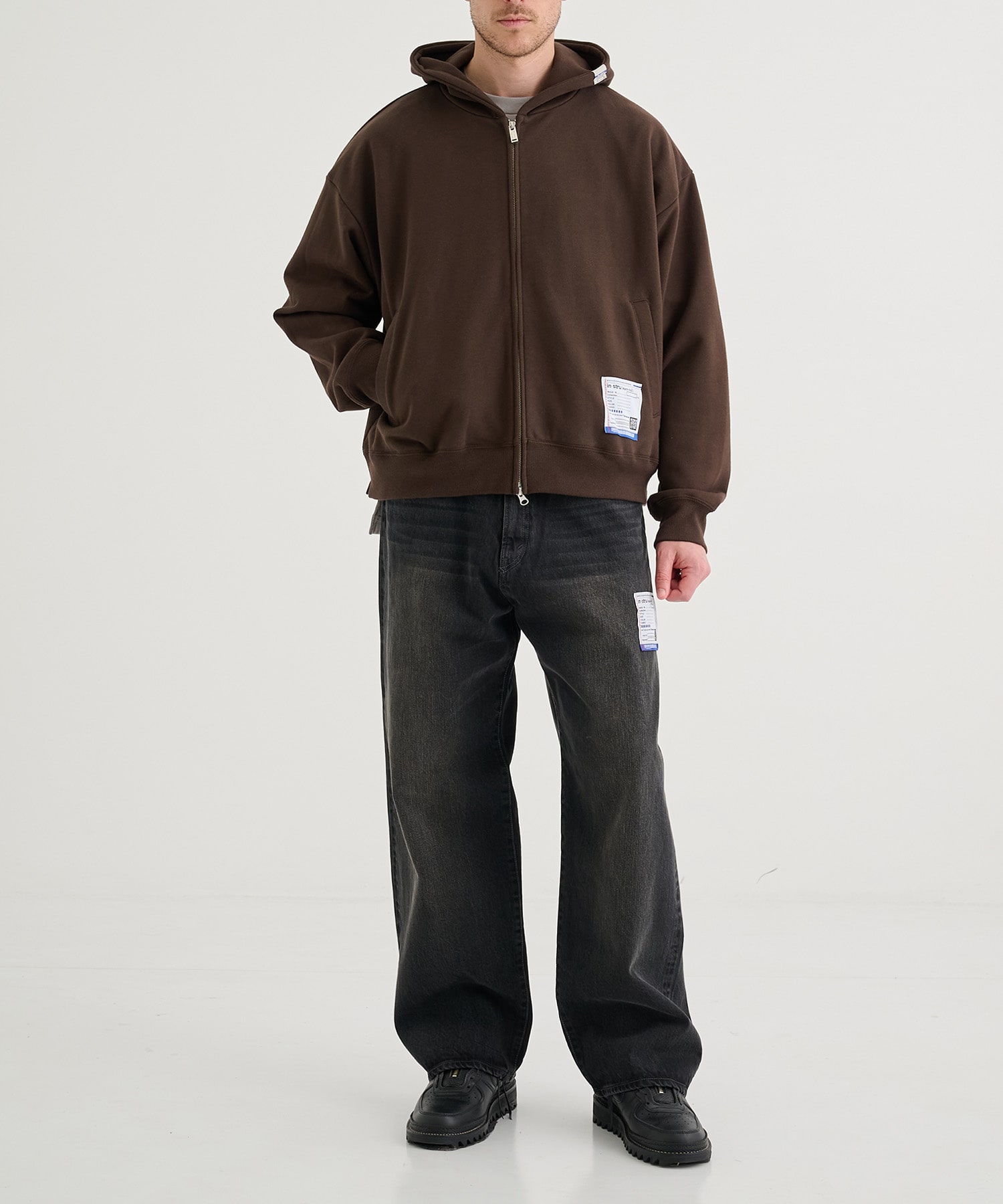 HEAVY WEIGHT FRENCH TERRY ZIP PARKA Maison MIHARA YASUHIRO