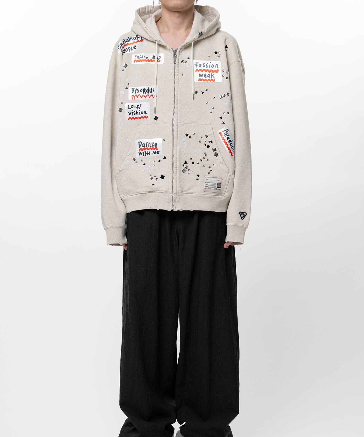 EMBELLISHED STICKER PARKA Maison MIHARA YASUHIRO