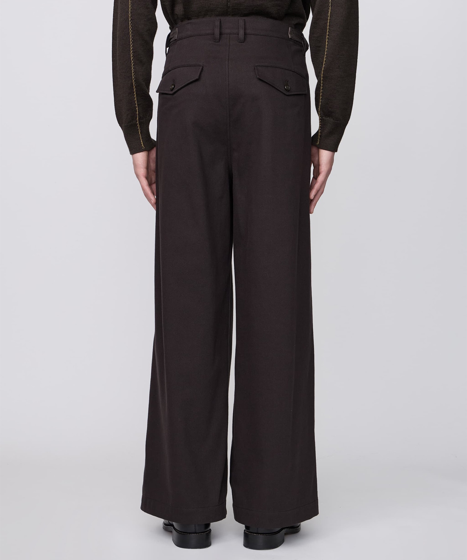 TWO TUCKS BUGGY PANTS IRENISA