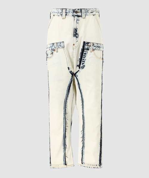綿綿デニム 製品加工 Bleach pants JUNYA WATANABE MAN