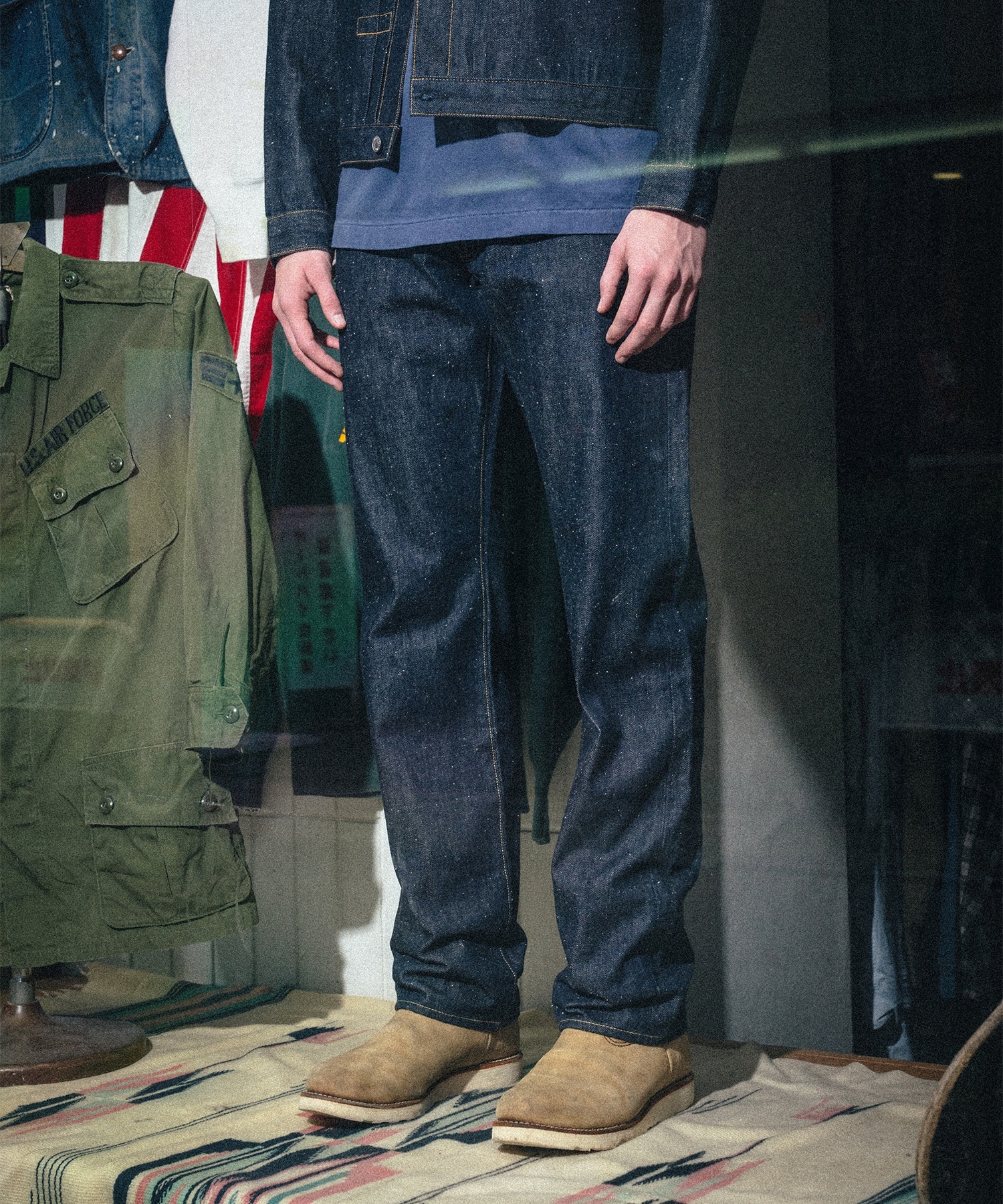 【セントマイケル】SM-MK8-0000-C46/BBJ_DENIM PANTS/REGID/BLUE SAINT MXXXXXX