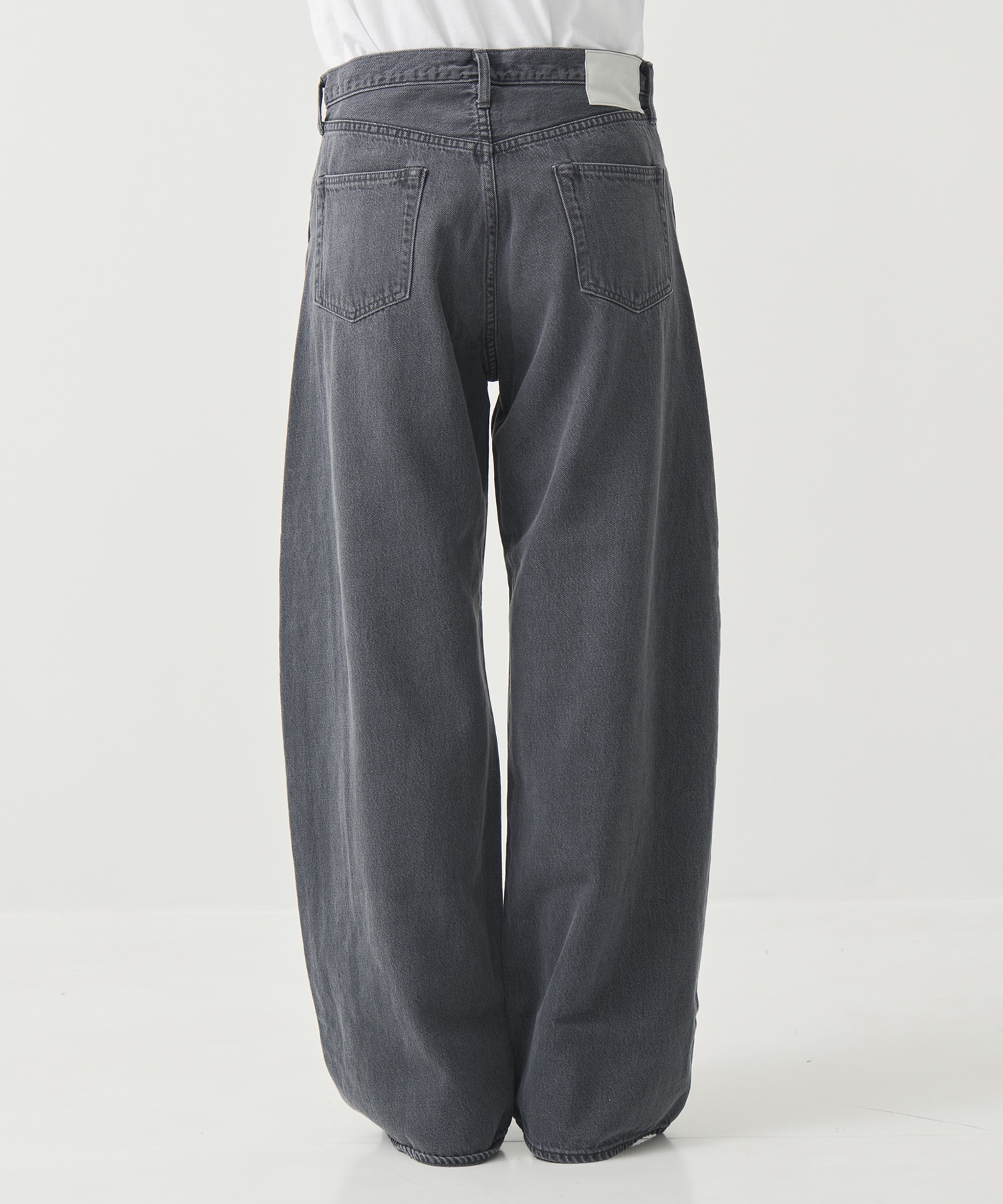 【シュタイン】DEFORMATION WIDE DENIM JEANS ssstein