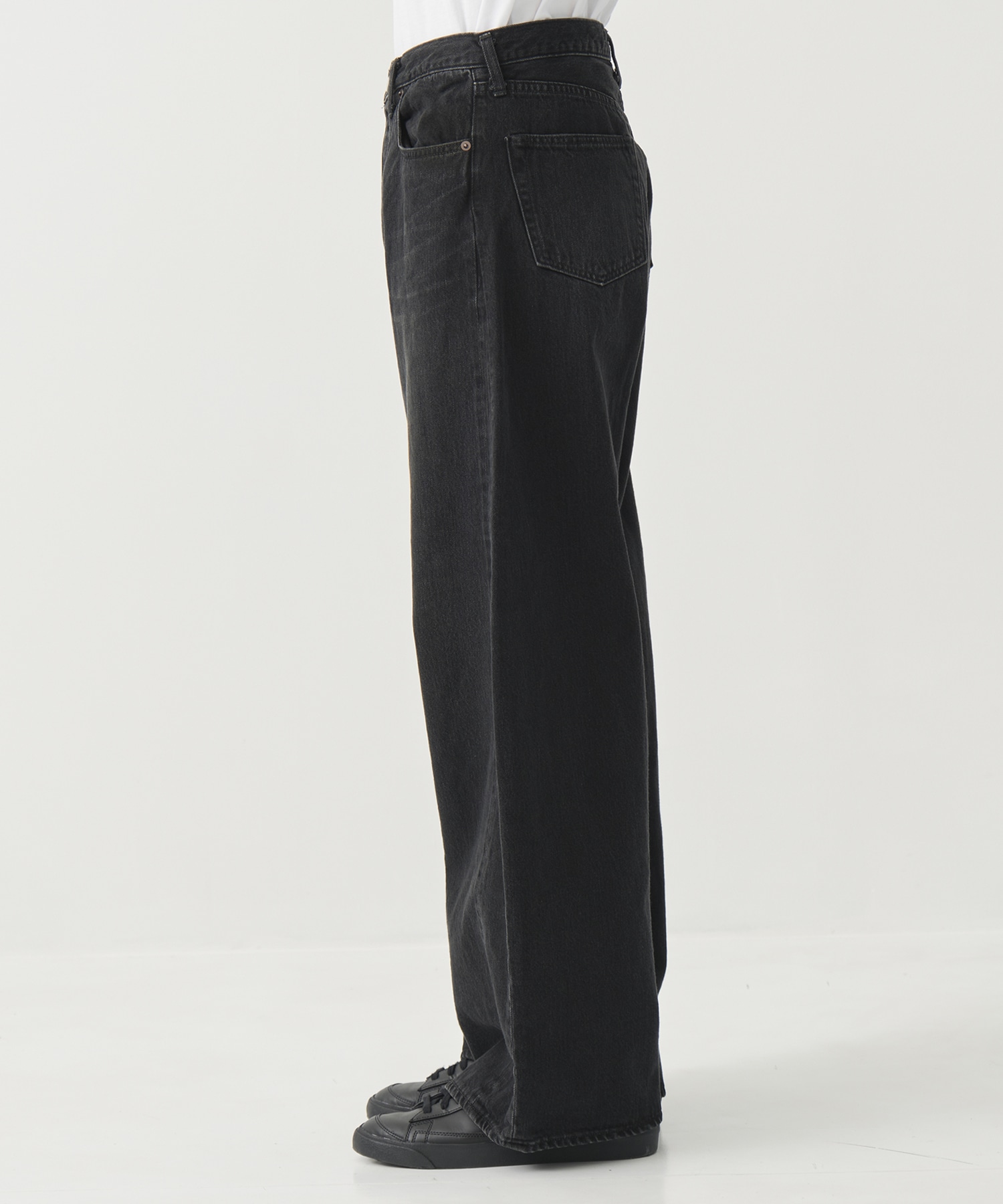 【シュタイン】DEFORMATION WIDE DENIM JEANS ssstein