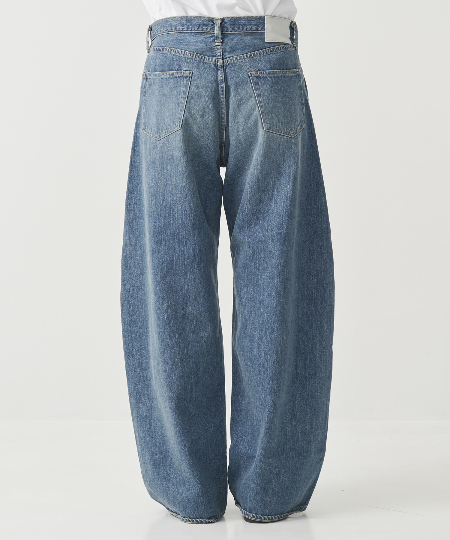 【シュタイン】DEFORMATION WIDE DENIM JEANS ssstein