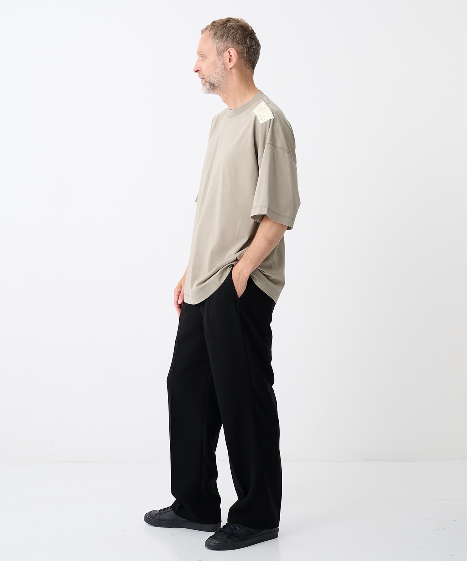 【エヌハリウッド】PT06-095 WIDE TAPERED EASY SLACKS N.HOOLYWOOD