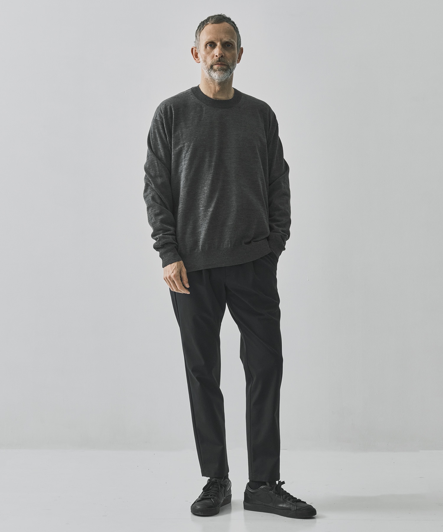 MATTE WASHABLE HIGH FUNCTION JERSEY TAPERED PANTS THE TOKYO