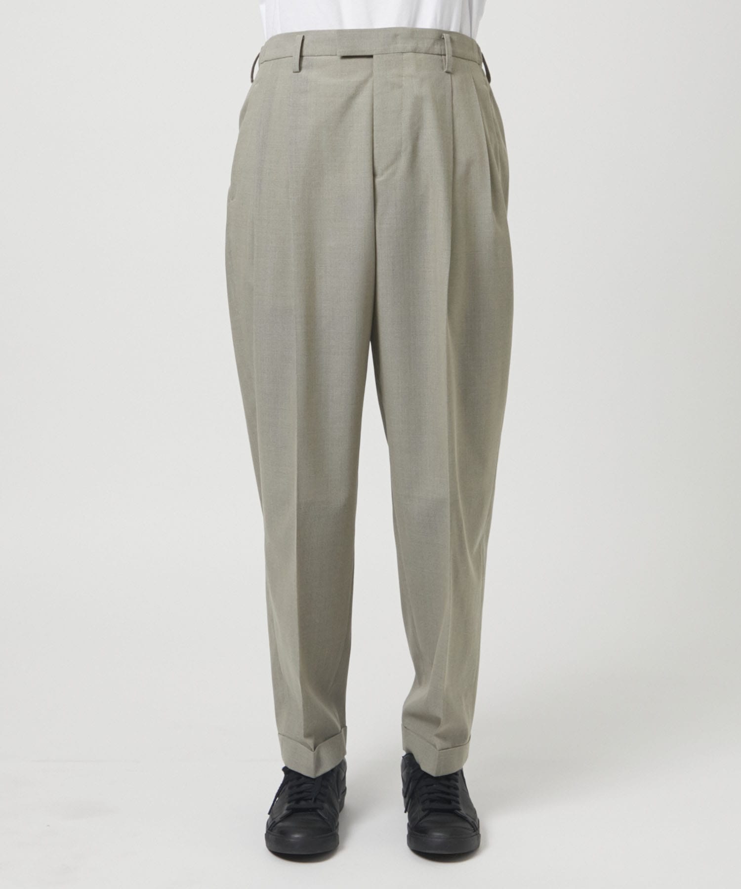 TWO TUCKS TAPERED TROUSERS IRENISA