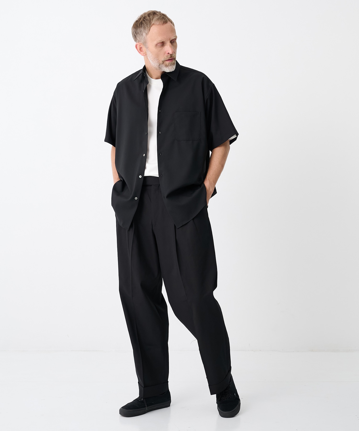 DOUBLE PLEATED SEMI EASY TROUSERS MARKAWARE