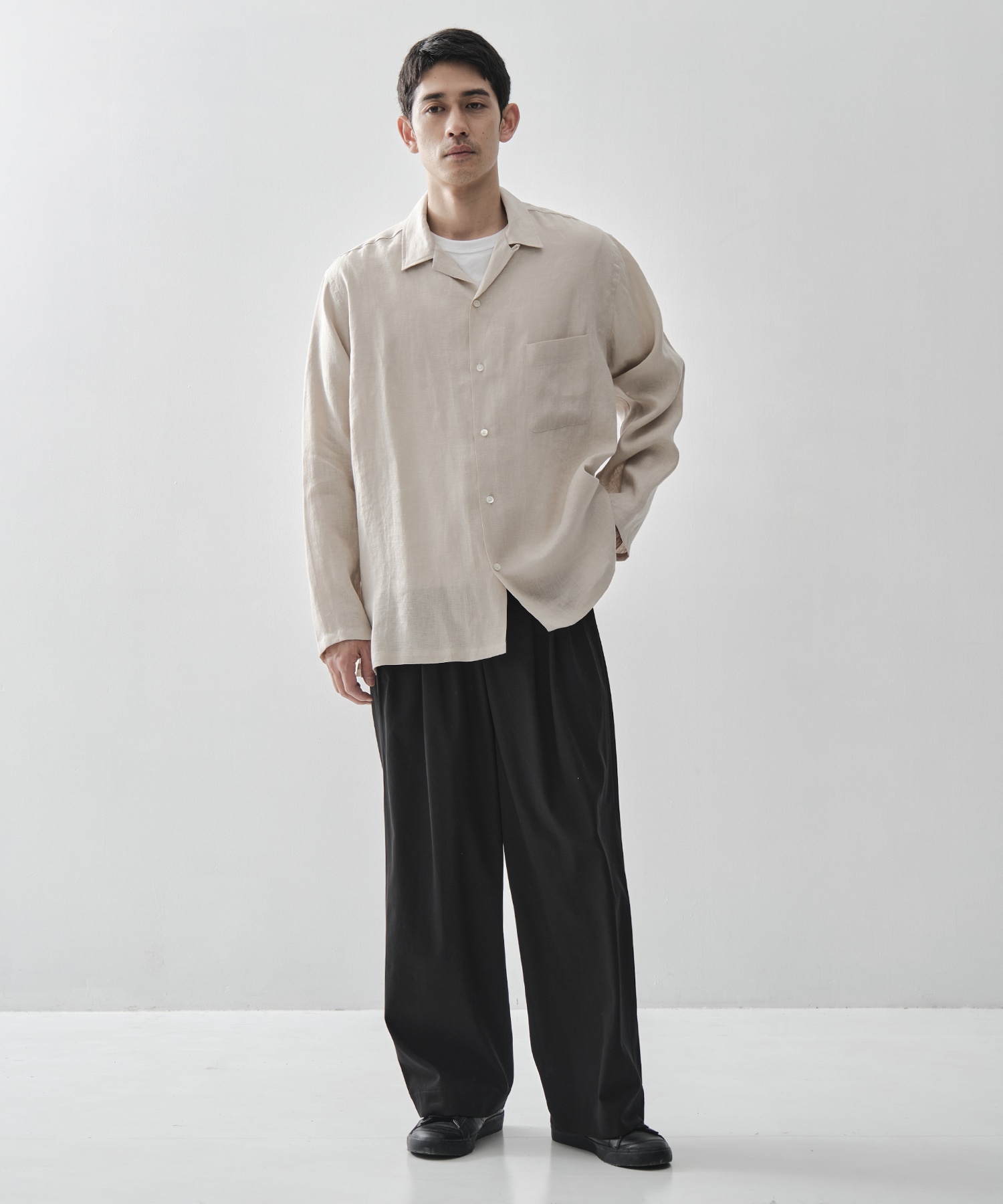 TRIPLE PLEATED EASY TROUSERS MARKAWARE