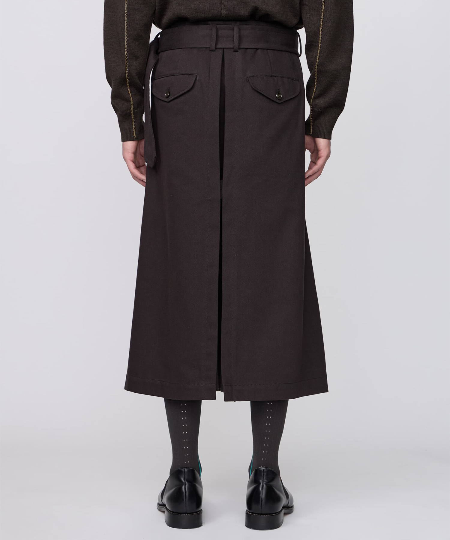 BELTED WRAP-SKIRT IRENISA