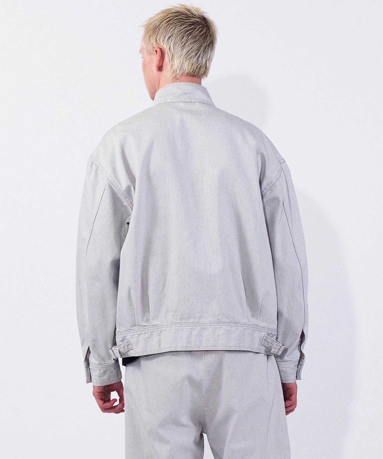 【ヨーク】Cotton Denim Stand Collar Blouson YOKE