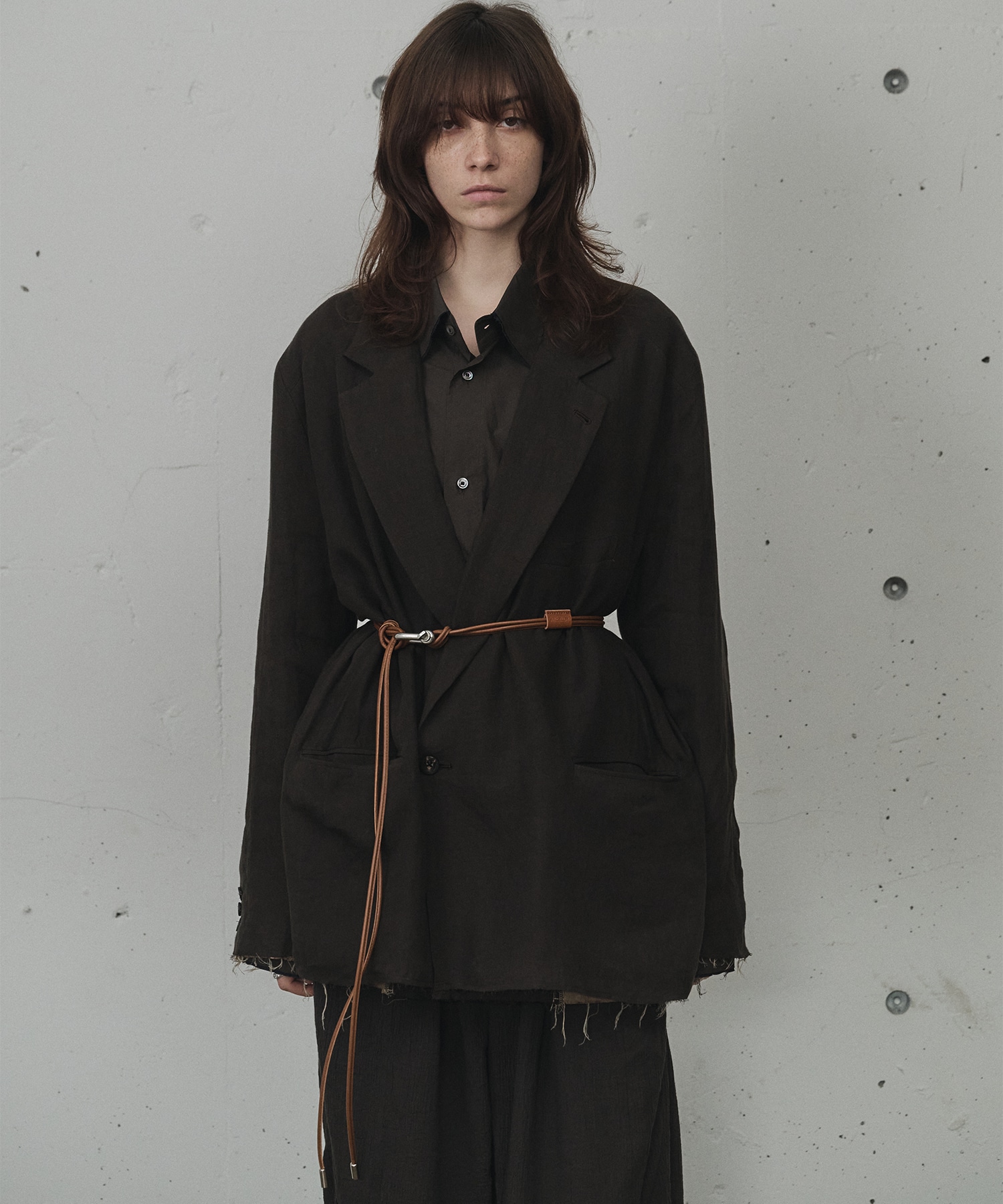 100/S LINEN TAILORED JACKET ANCELLM