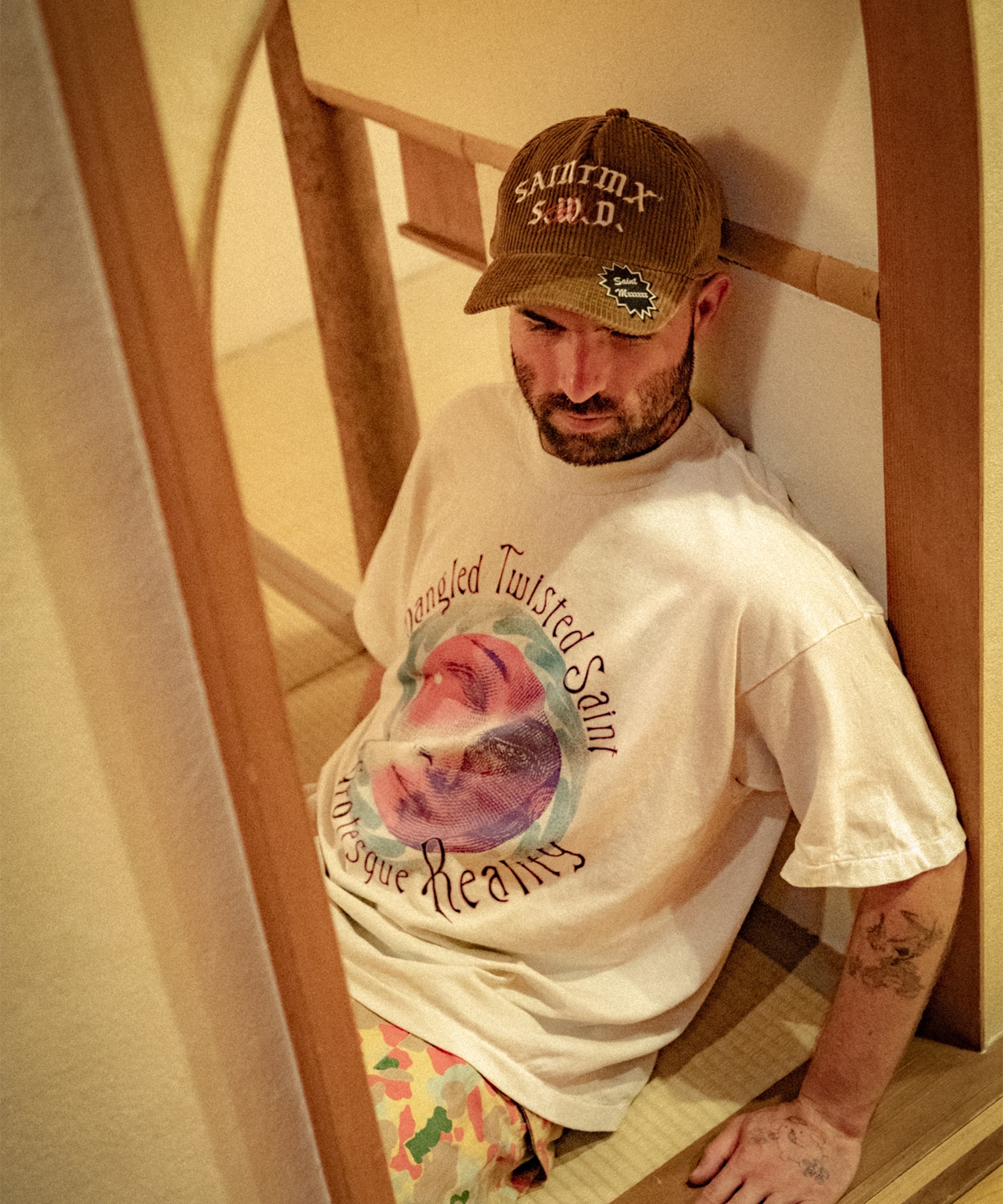 SM-MK8-0000-C13/SW_CORDUROY CAP/SAINT SW/BROWN SAINT MXXXXXX