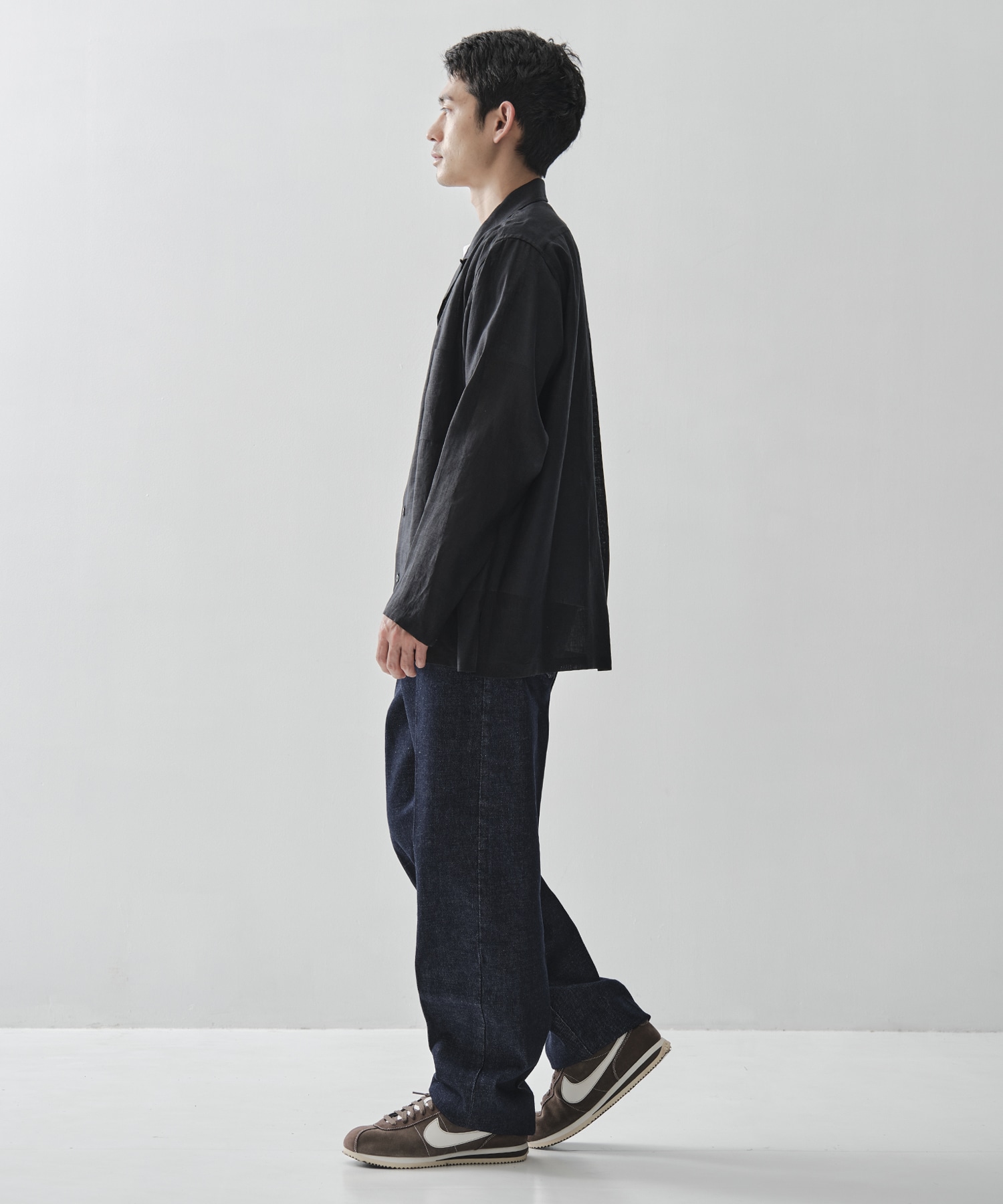 COMFORT FIT OPEN COLLAR SHIRT MARKAWARE