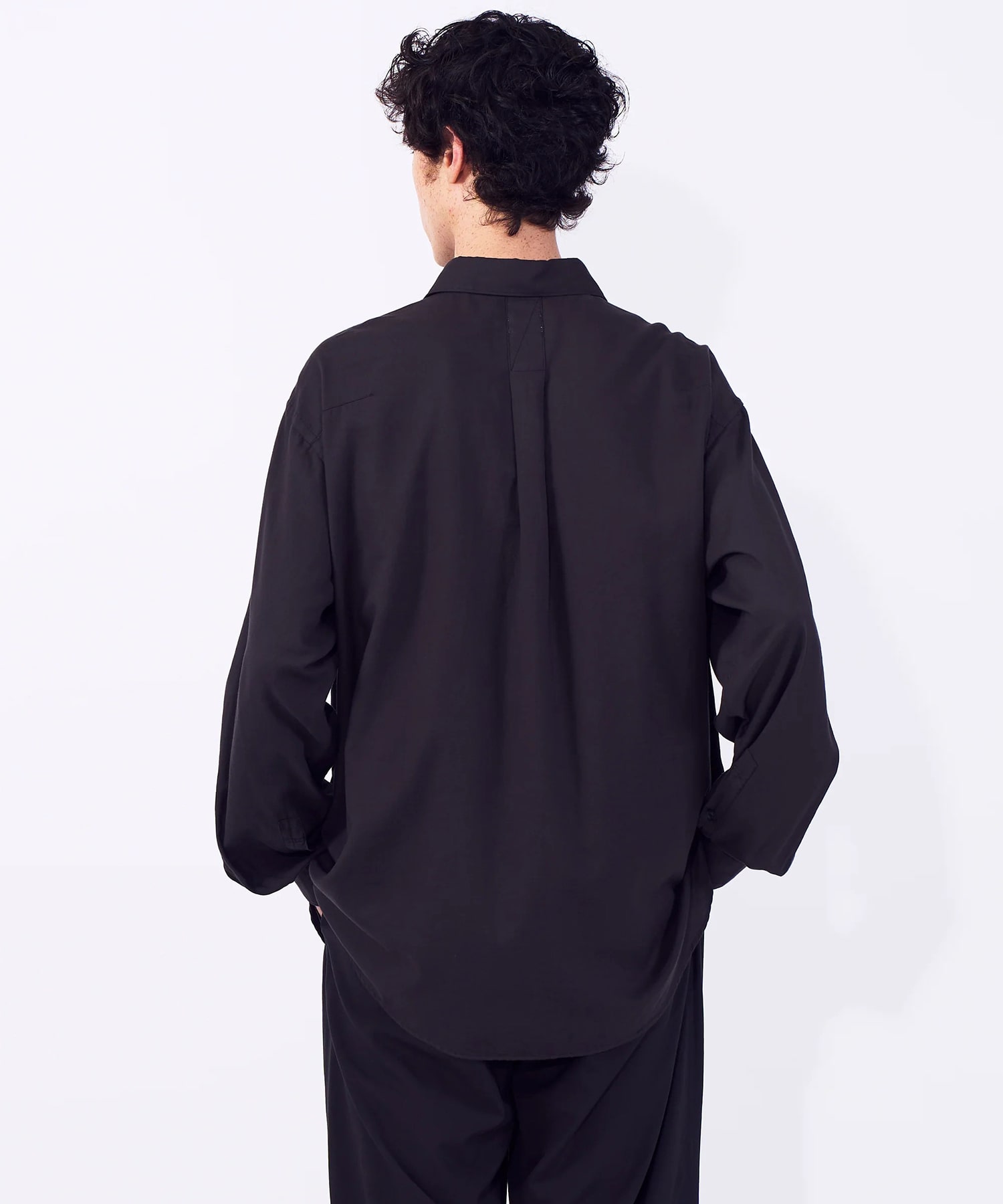 Cotton Silk Twill Garment-dyed Loosed Shirt YOKE