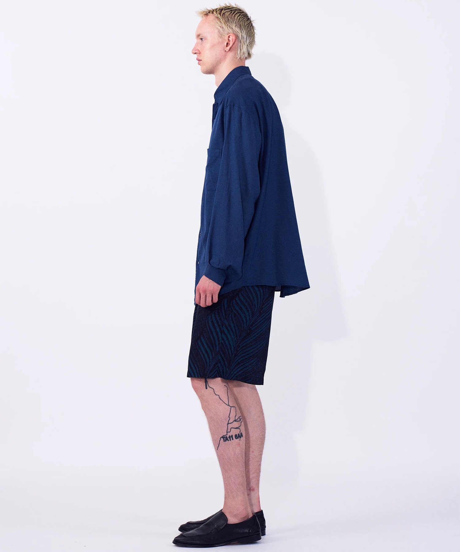 Cotton Silk Twill Garment-dyed Loosed Shirt YOKE