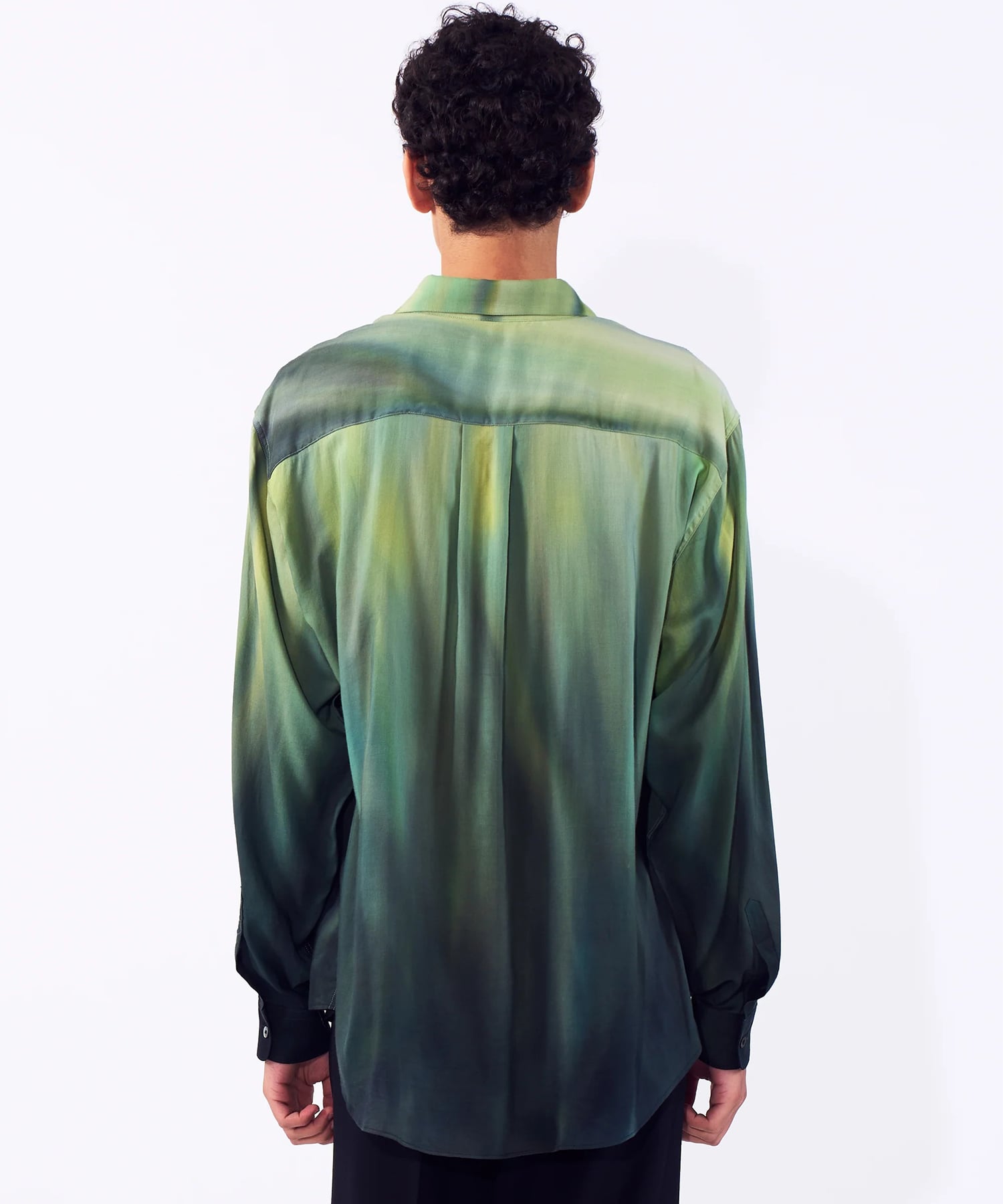 【ヨーク】Hand Painted Lawn Loose Fit Shirt YOKE