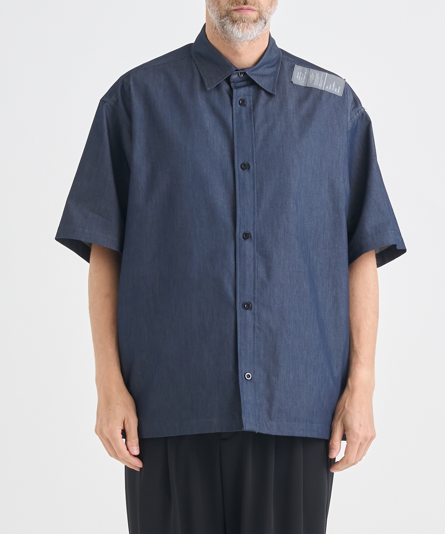 9251-SH50-008 DENIM S/S SHIRT N.HOOLYWOOD
