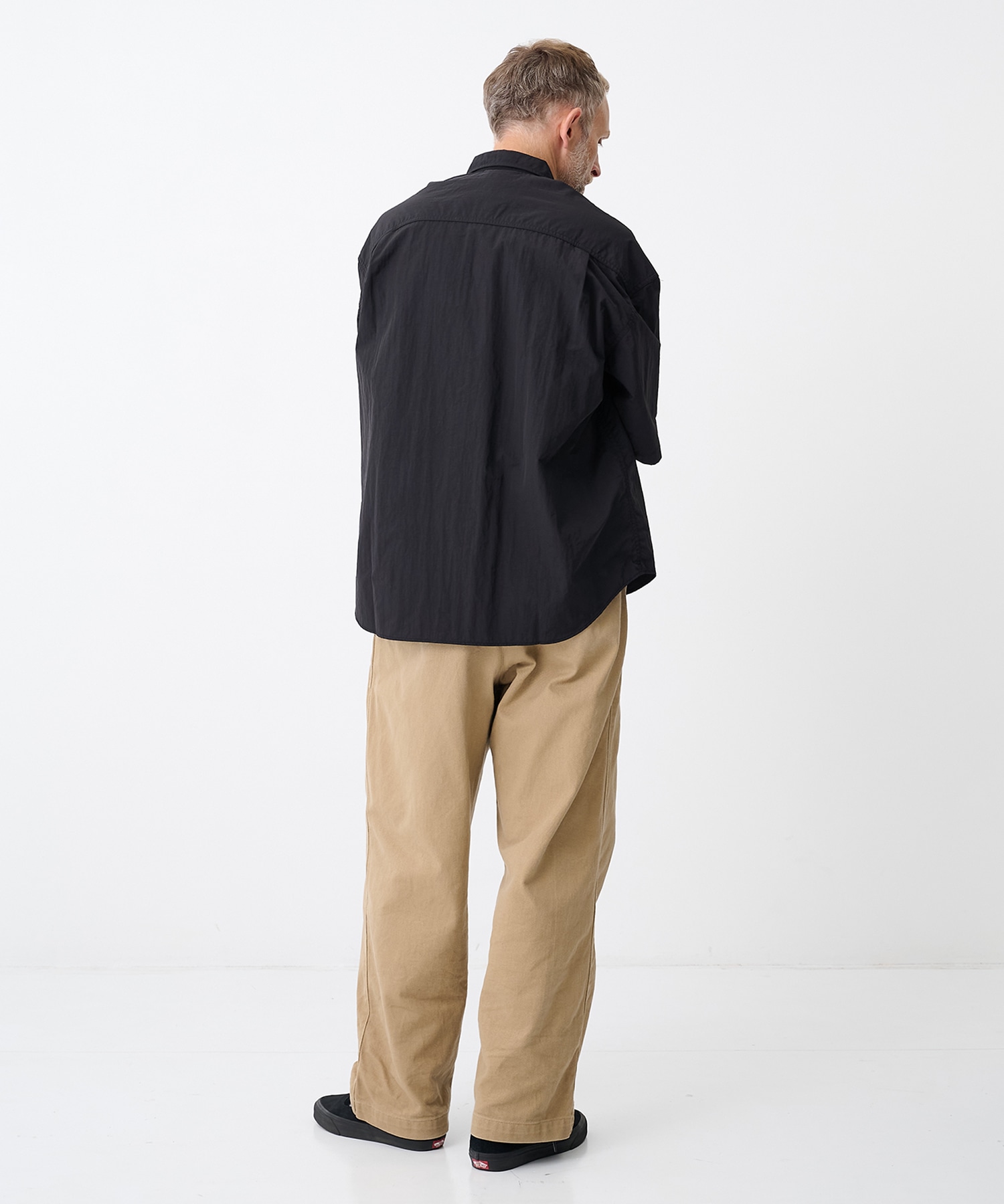 【コムデギャルソンオム】ナイロンタッサー S/S Shirts COMME des GARCONS HOMME
