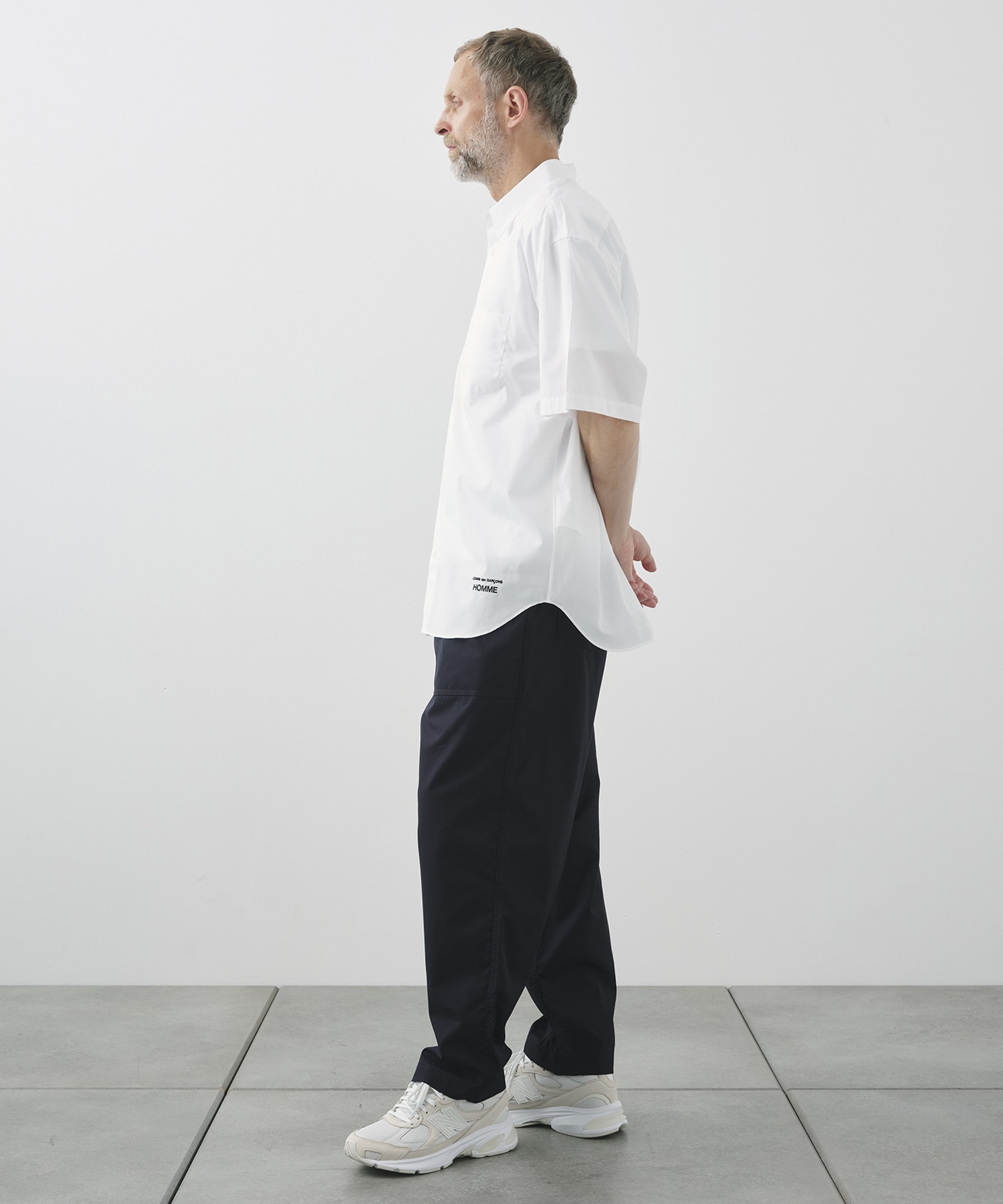 【コムデギャルソンオム】綿ブロード S/S Shirts COMME des GARCONS HOMME