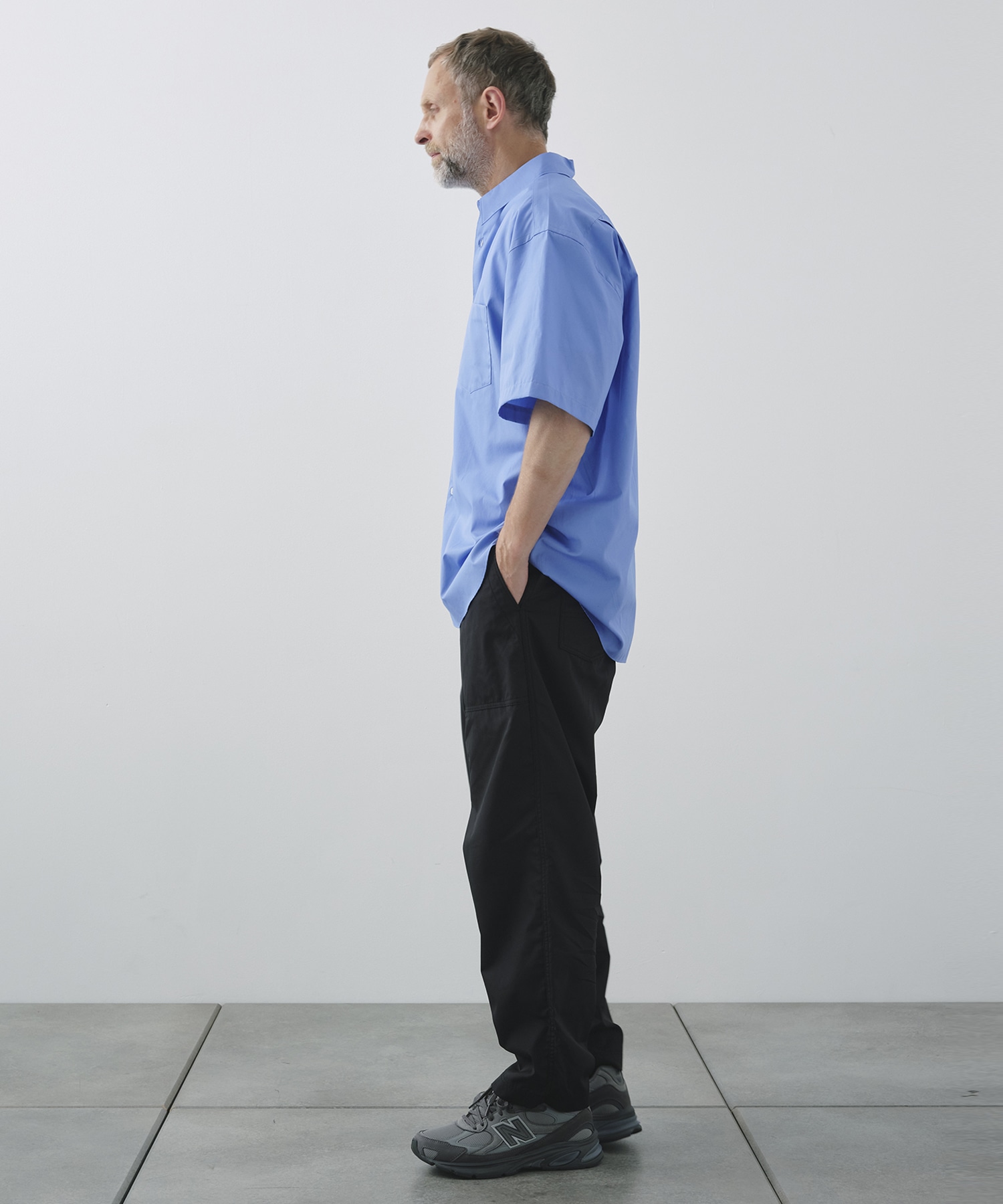 【コムデギャルソンオム】綿ブロード S/S Shirts COMME des GARCONS HOMME