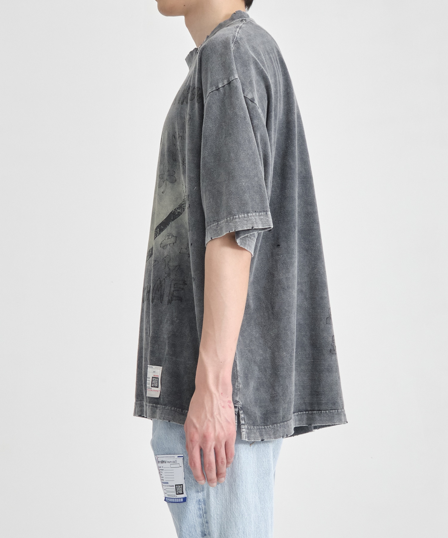 BLEACHED TEE Maison MIHARA YASUHIRO