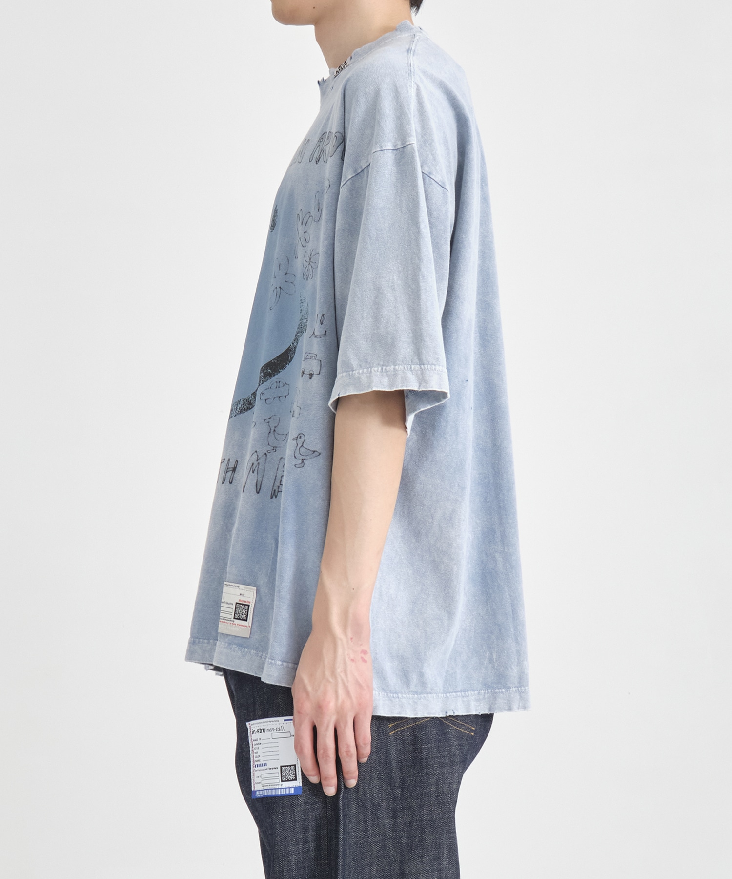 BLEACHED TEE Maison MIHARA YASUHIRO