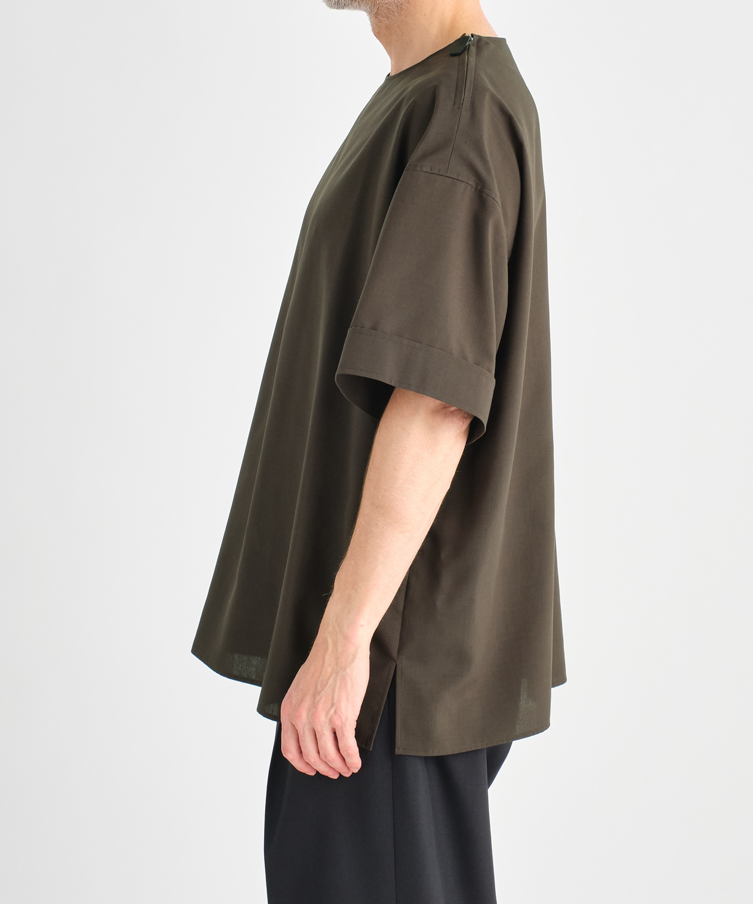 THE SIDE ZIP PULLOVER SHIRT SHORT SLEEVE THE RERACS