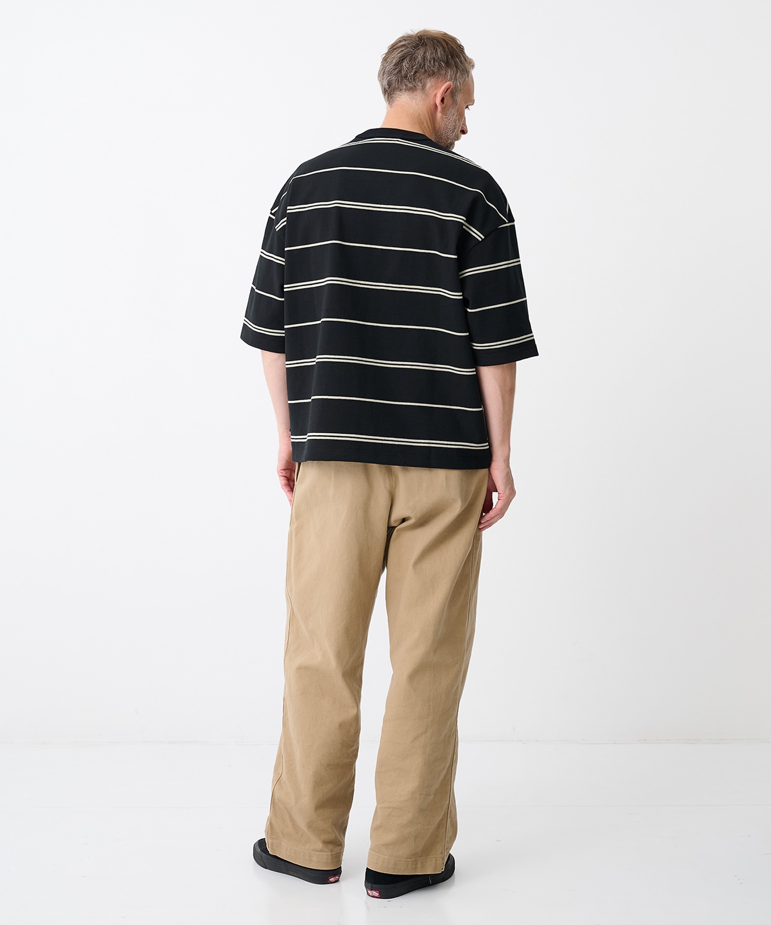 【コムデギャルソンオム】綿度詰天竺ボーダー S/S Tee COMME des GARCONS HOMME