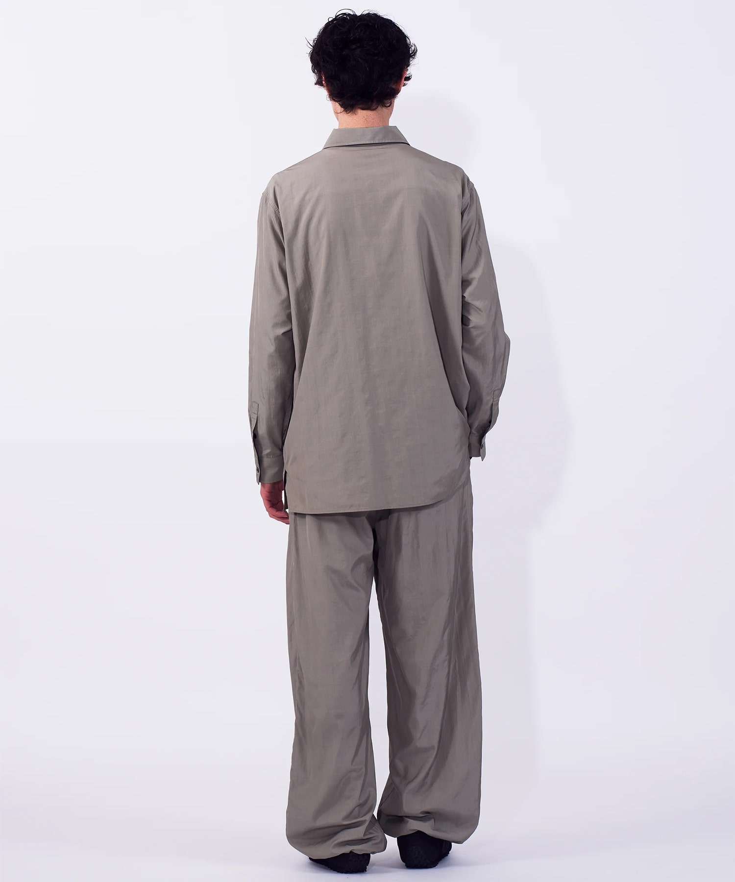 【ヨーク】Silk Nylon 2Pleated Easy Pants YOKE