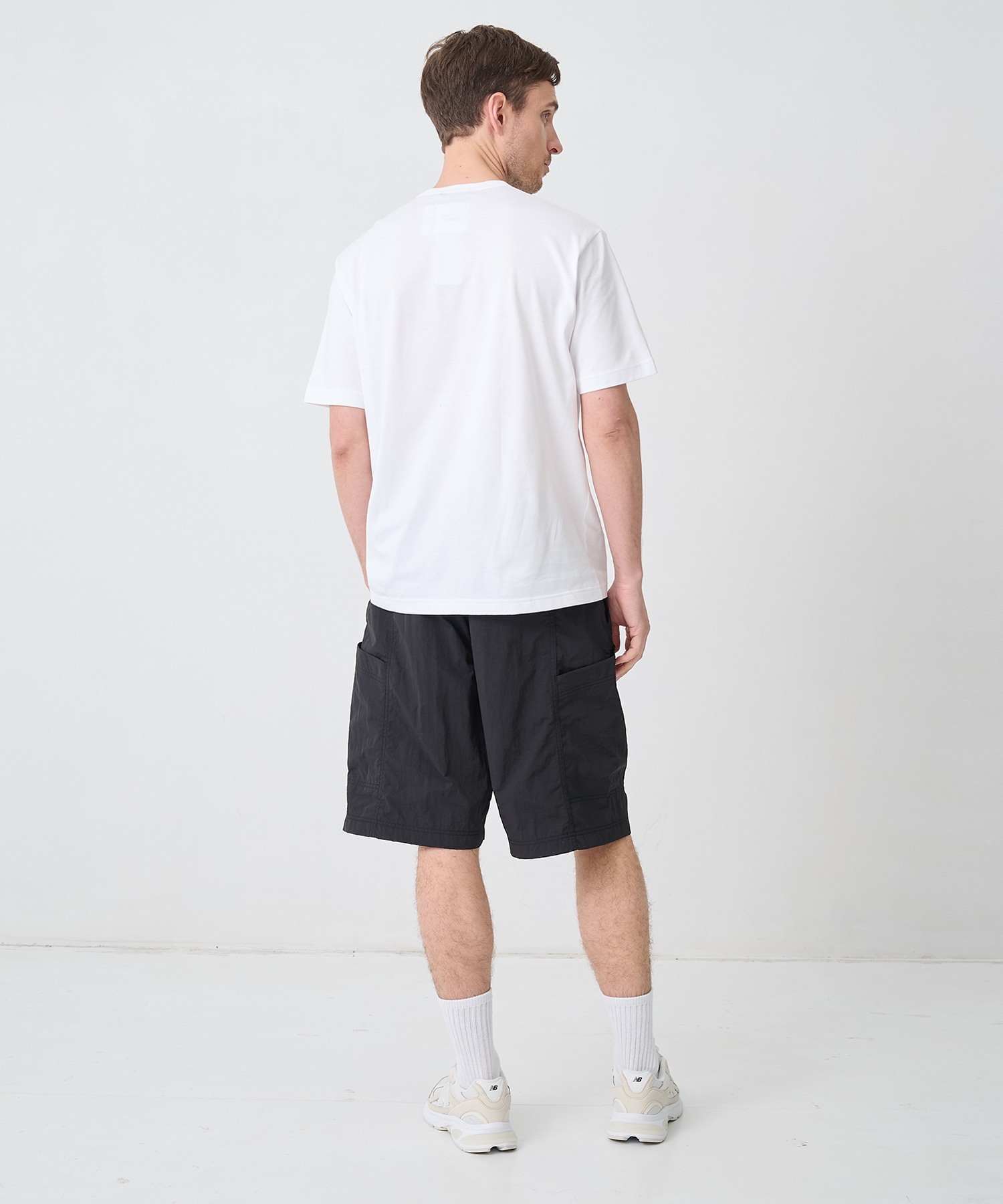 【コムデギャルソンオム】ナイロンタッサー Belt Shorts COMME des GARCONS HOMME