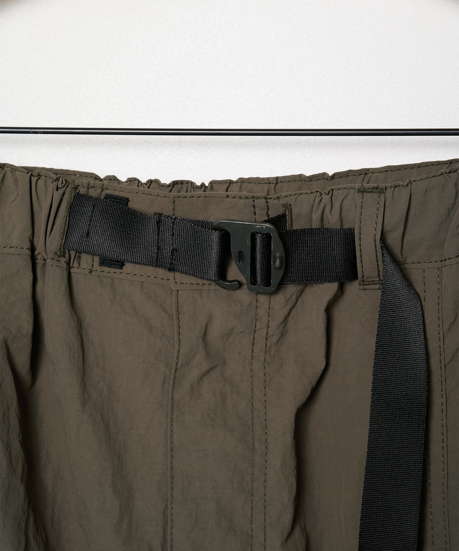 【コムデギャルソンオム】ナイロンタッサー Belt Shorts COMME des GARCONS HOMME