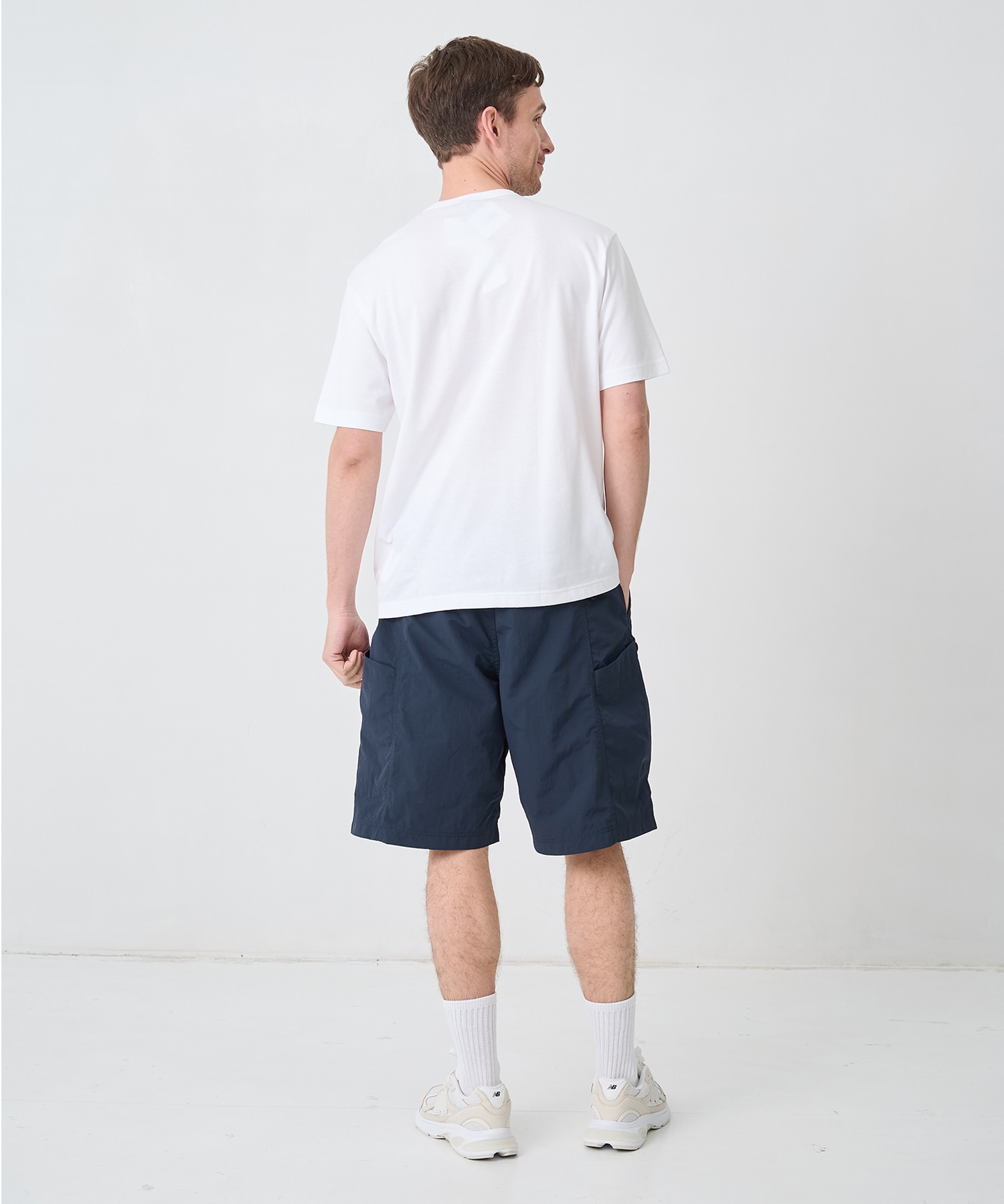 【コムデギャルソンオム】ナイロンタッサー Belt Shorts COMME des GARCONS HOMME