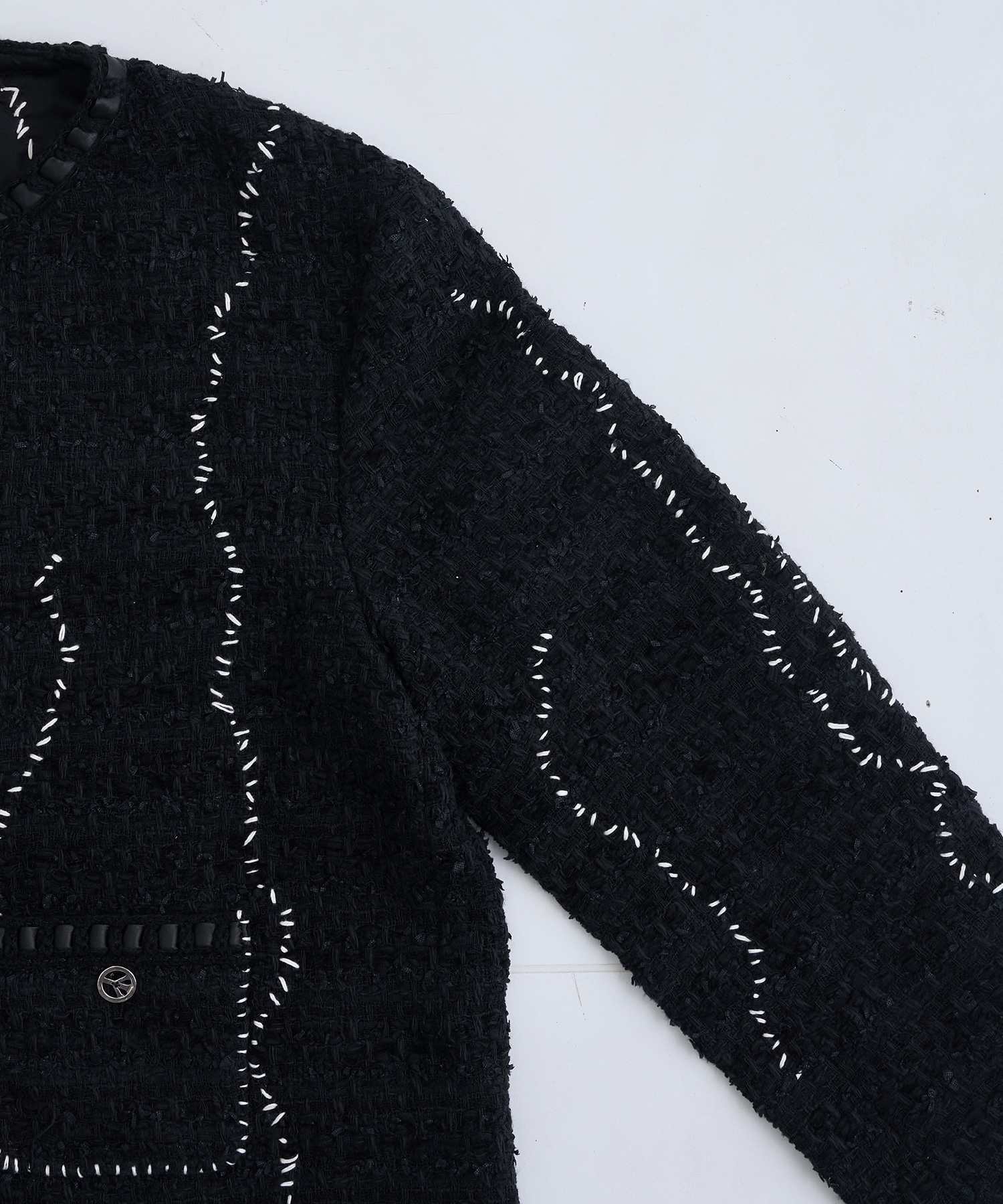 RE-TW-BK-00-00-264/TWEED HOBO JACKET READYMADE