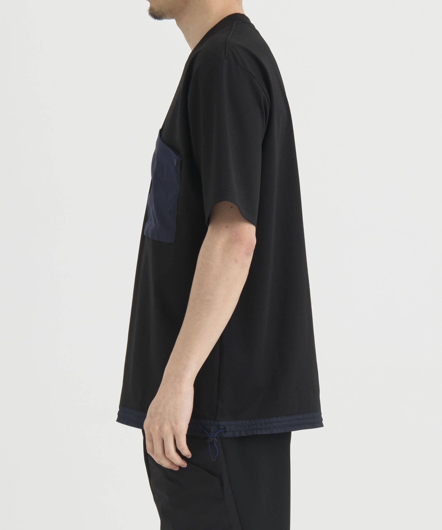 別注 DRAW CORD S/S POCKET TEE White Mountaineering