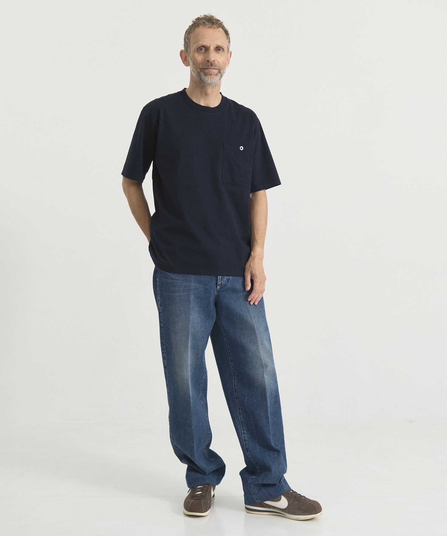 別注 ONE EYELET POCKET TEE White Mountaineering