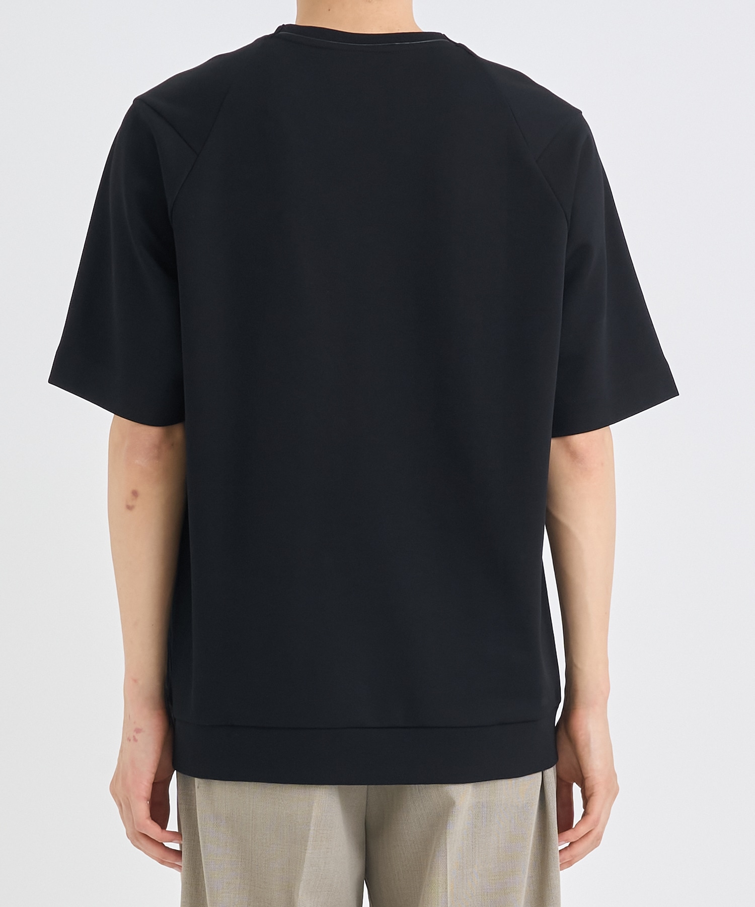 別注 RIB SHORT-SLEEVED POCKET T-SHIRT IRENISA